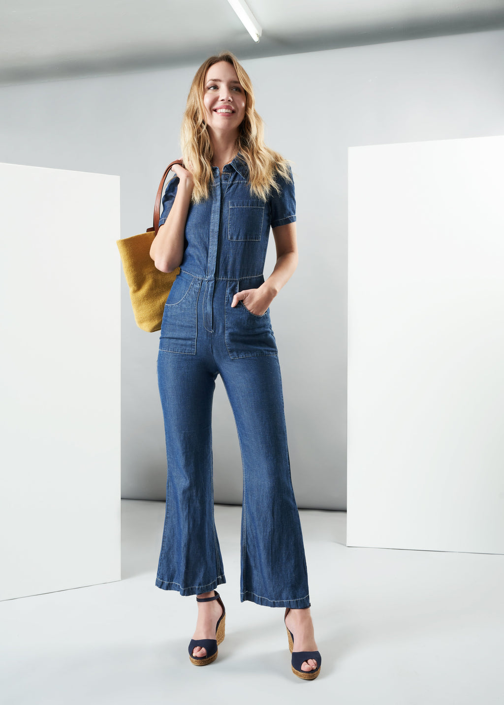 Buy Aiguafreda Canvas Espadrille Sandal Wedges by Viscata