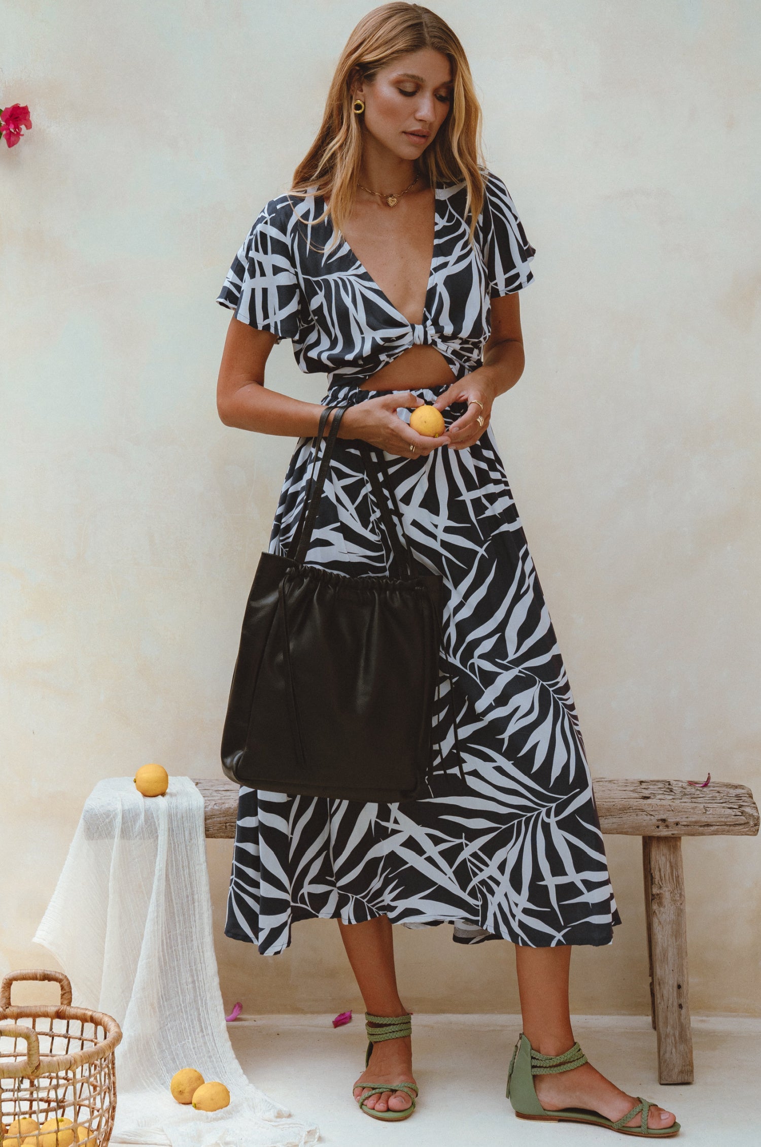 Buy Alessia Leather Tote Bag by Bali ELF