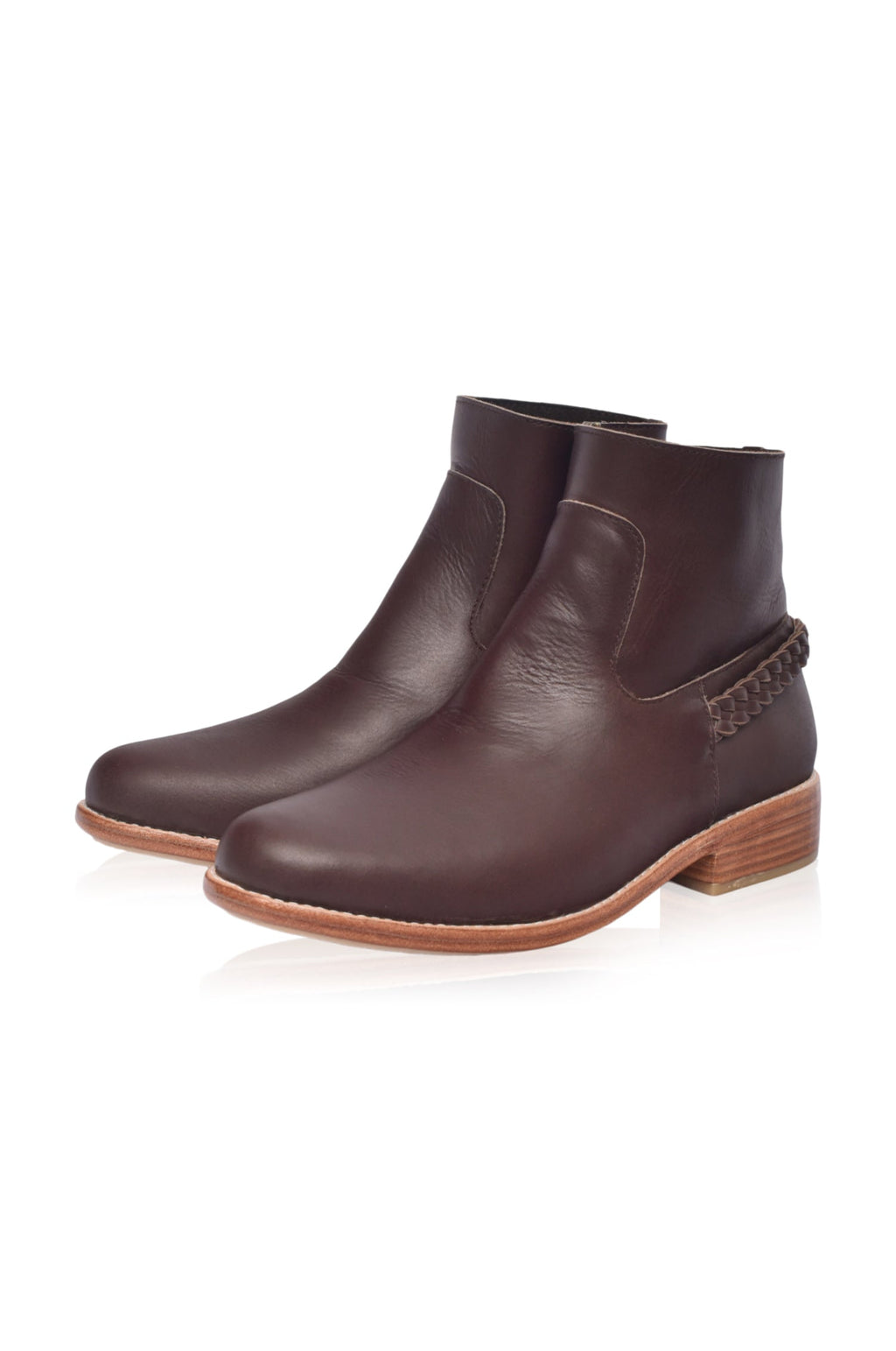 Buy Alexa Ankle Leather Boots by Bali ELF