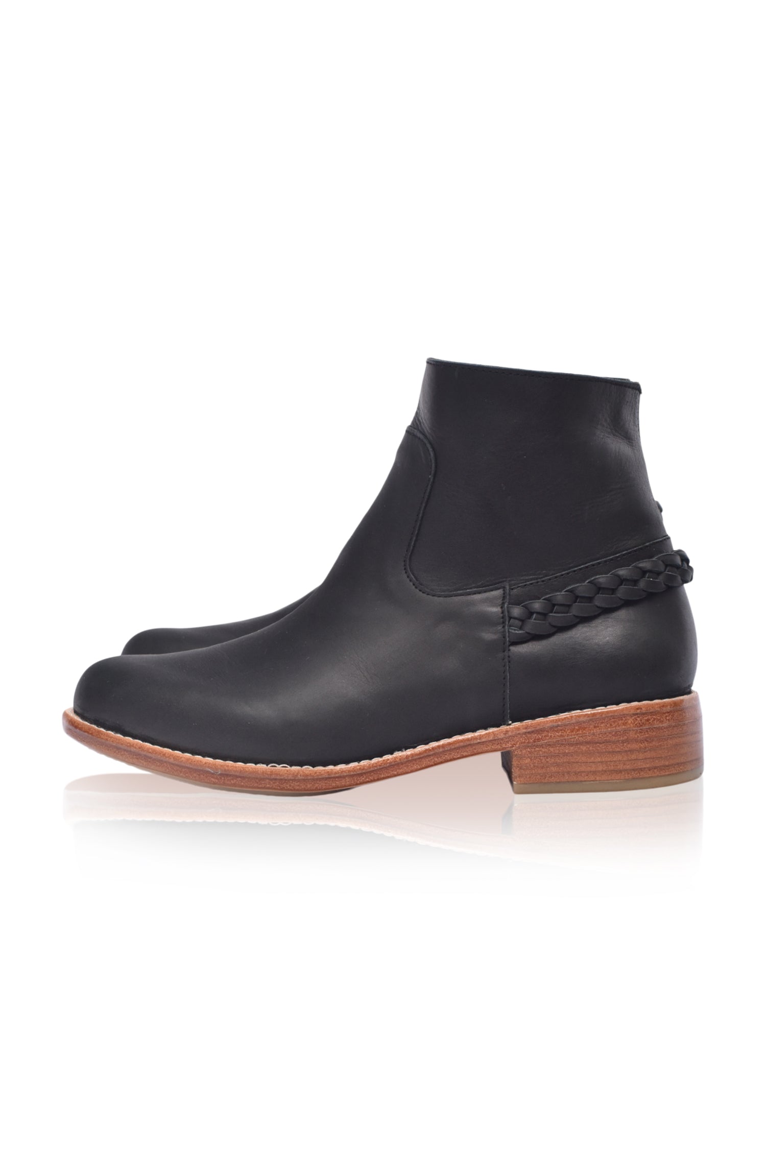 Buy Alexa Ankle Leather Boots by Bali ELF