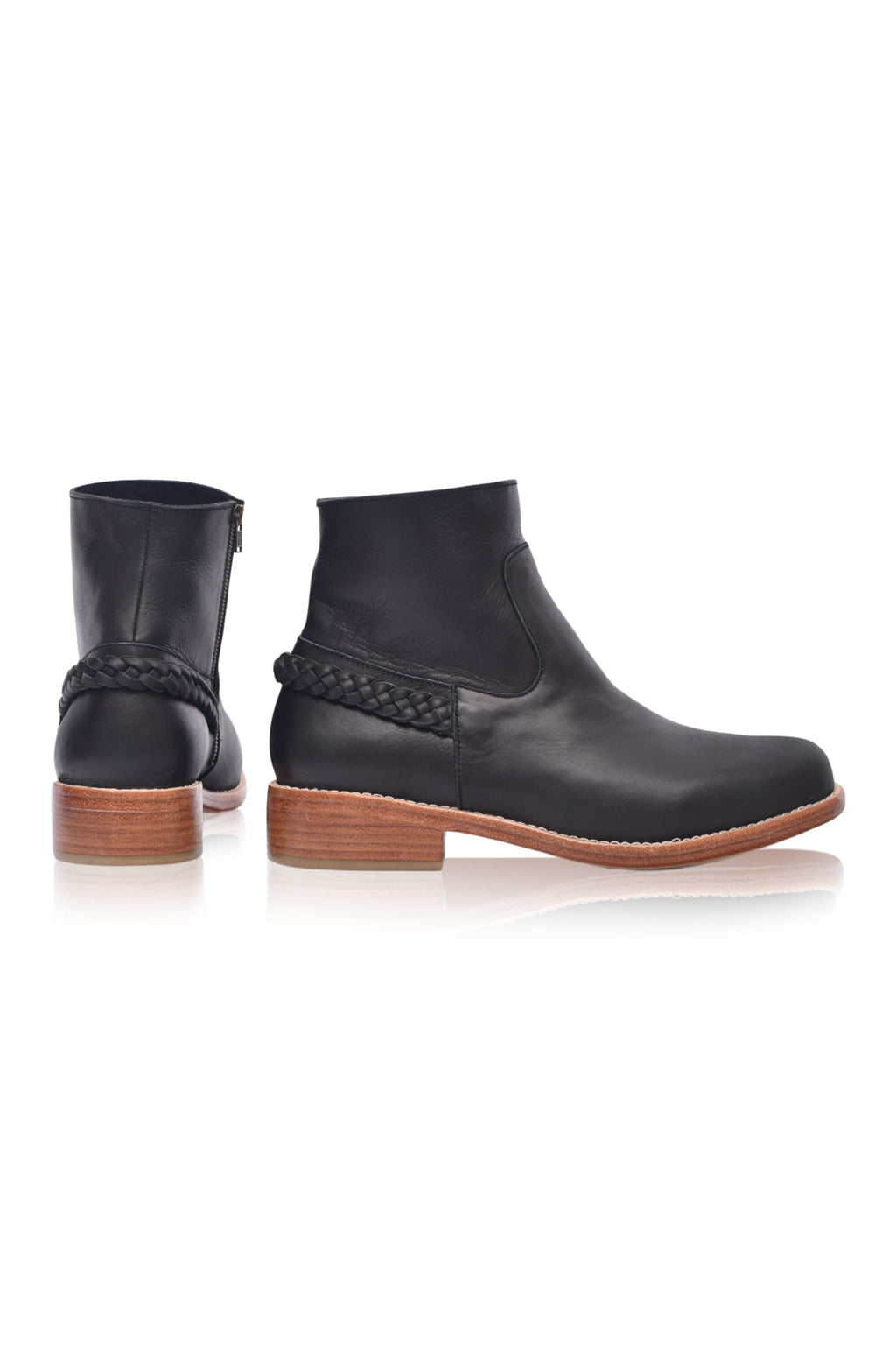 Buy Alexa Ankle Leather Boots by Bali ELF
