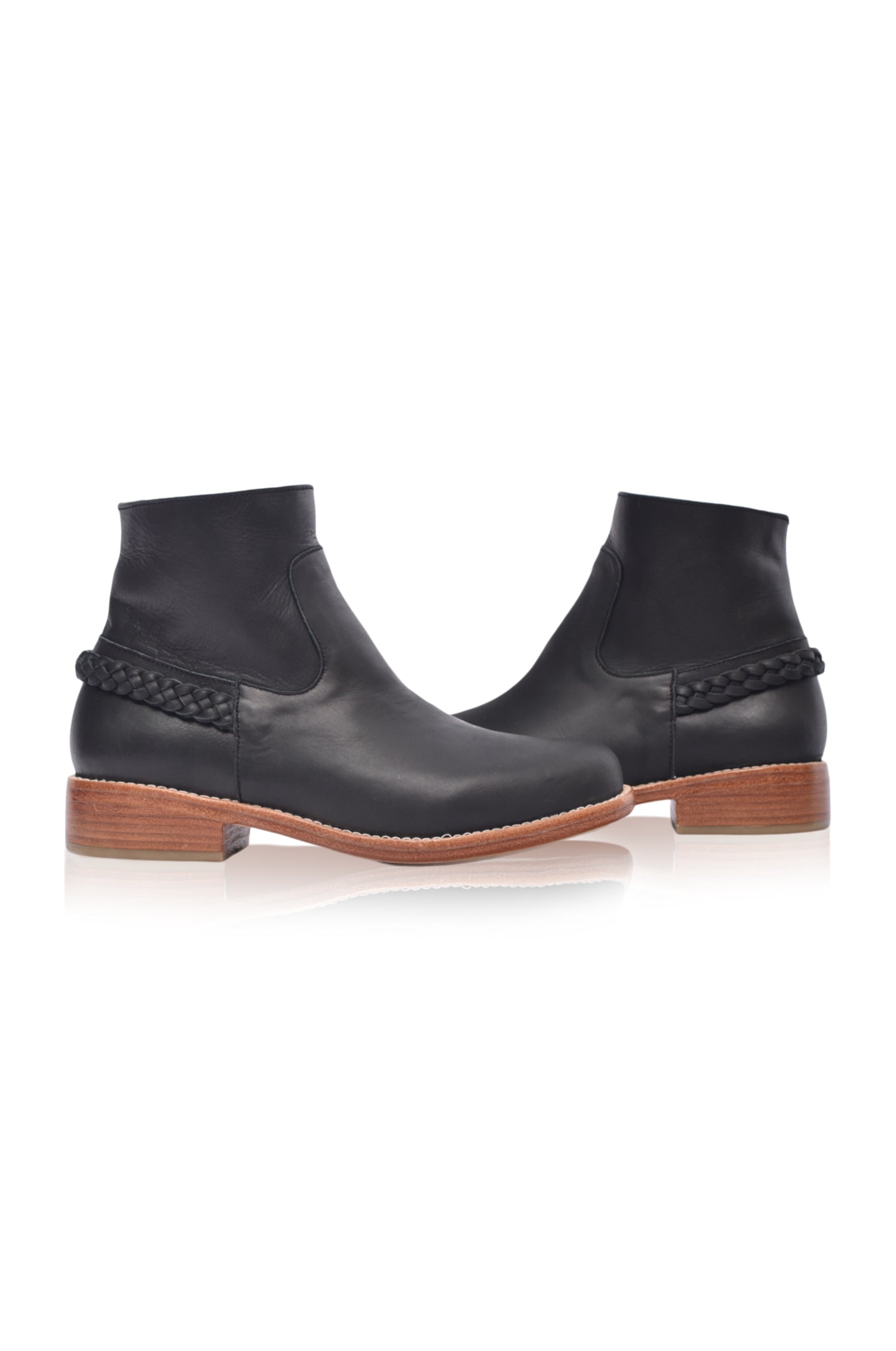 Buy Alexa Ankle Leather Boots by Bali ELF