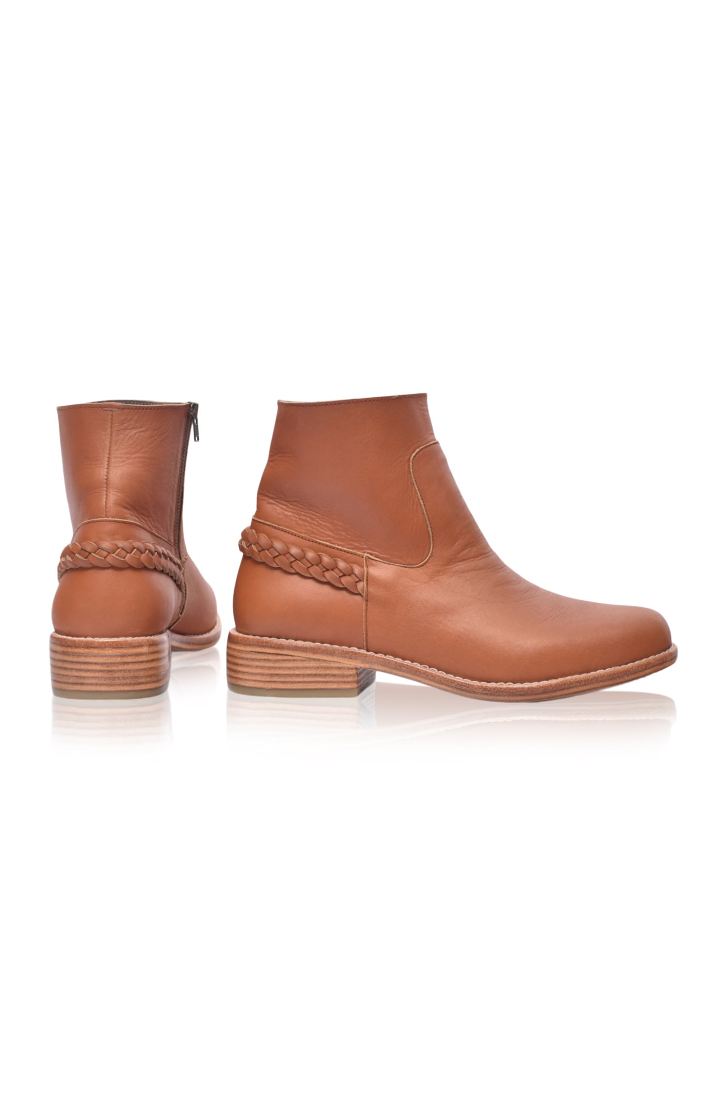 Buy Alexa Ankle Leather Boots by Bali ELF
