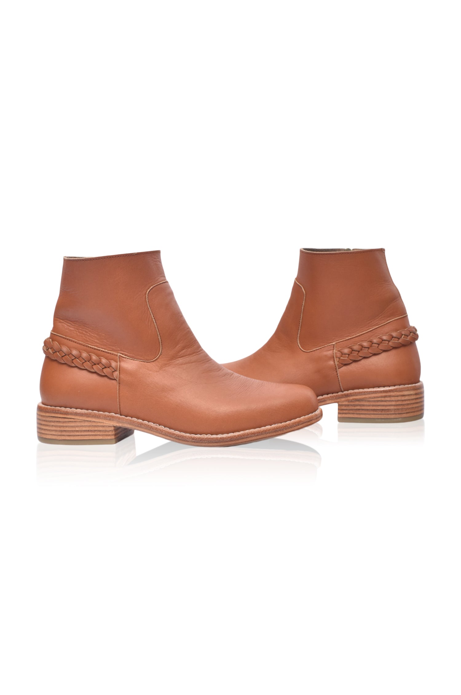 Buy Alexa Ankle Leather Boots by Bali ELF