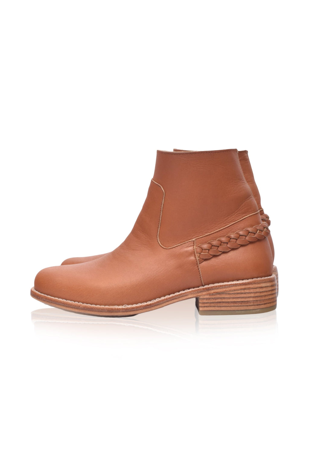 Buy Alexa Ankle Leather Boots by Bali ELF