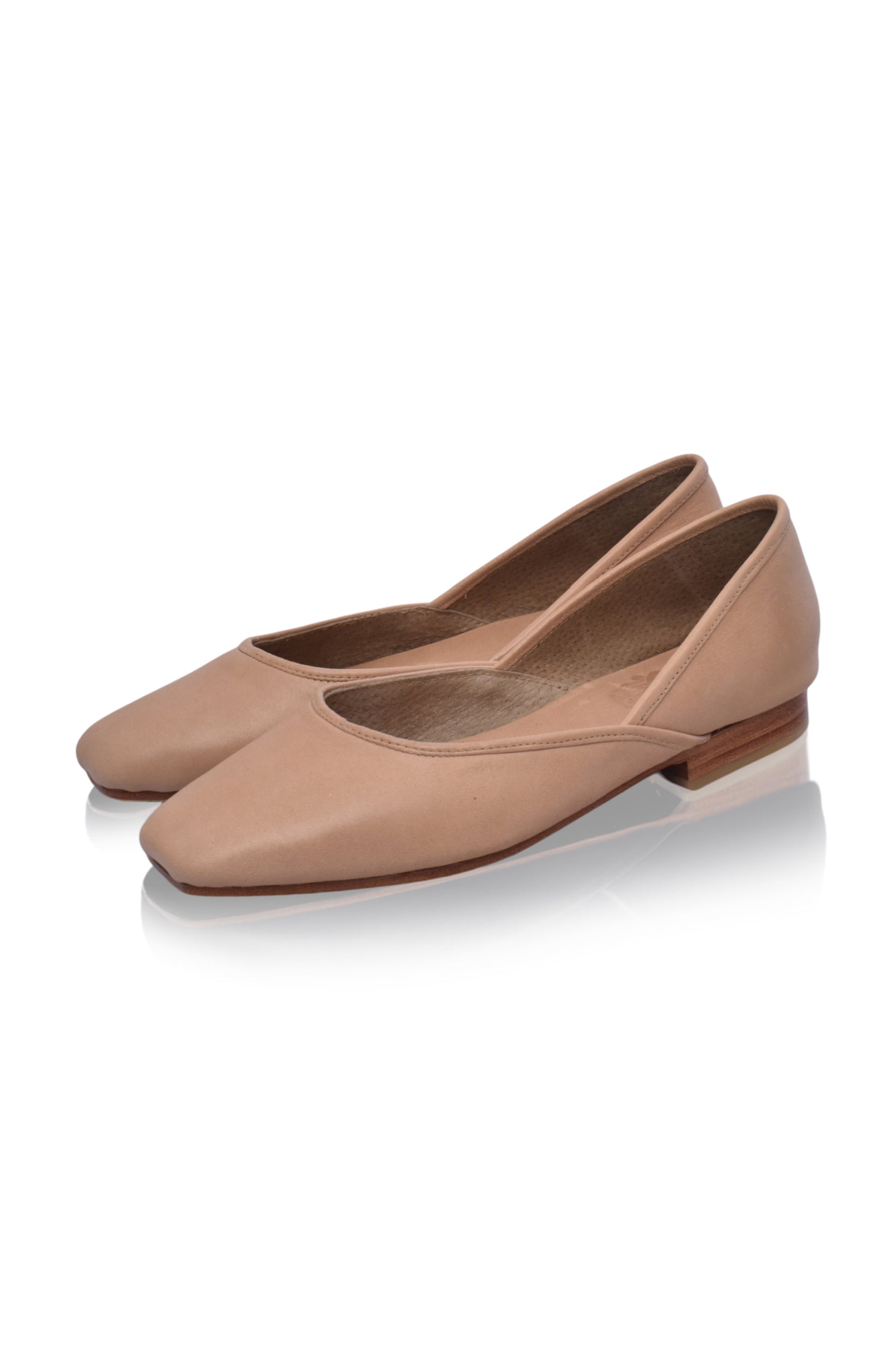 Buy Amore Square Toe Ballet Flats by Bali ELF