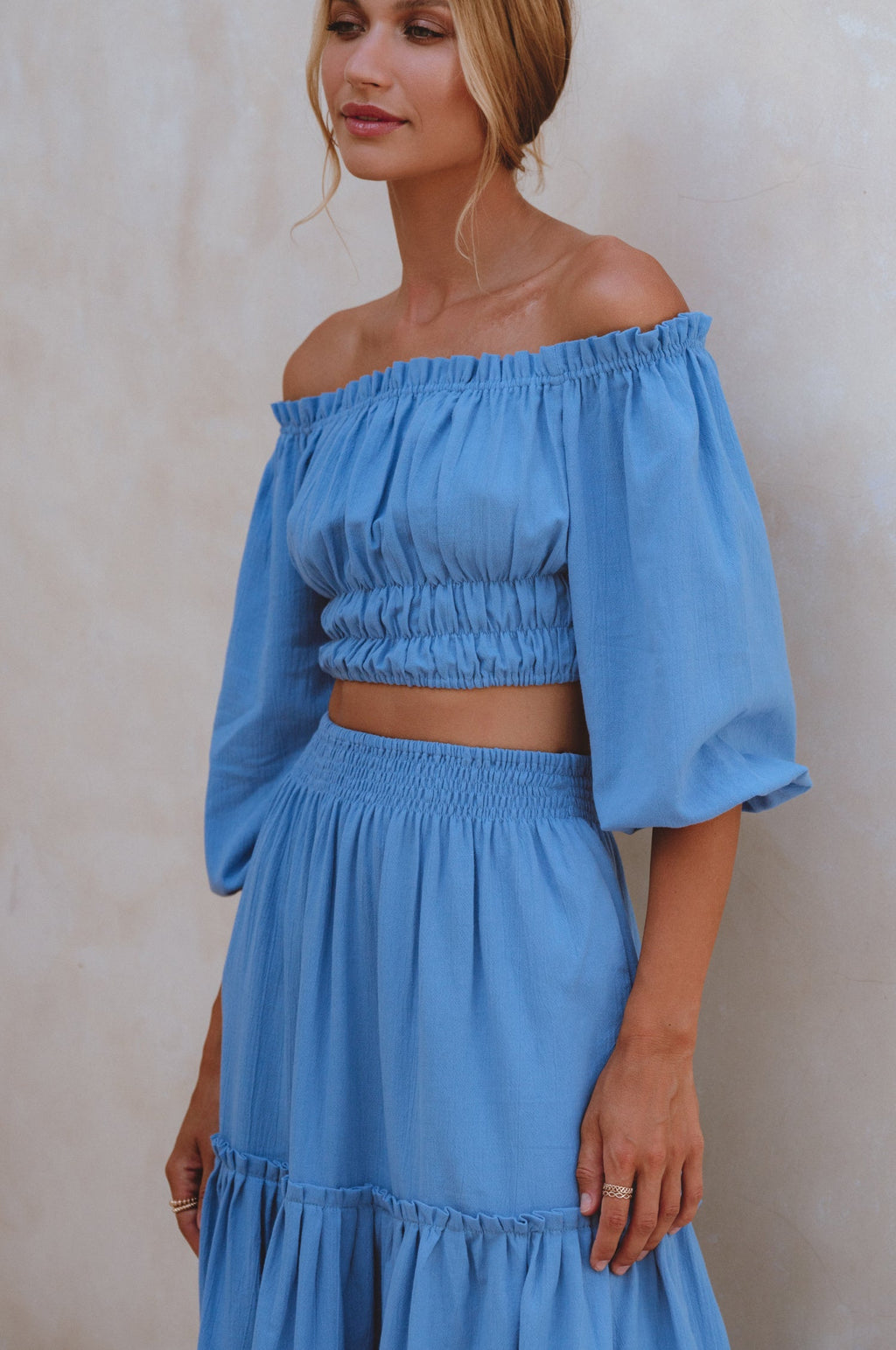 Buy Annabelle Boho Linen Maxi Skirt by Bali ELF