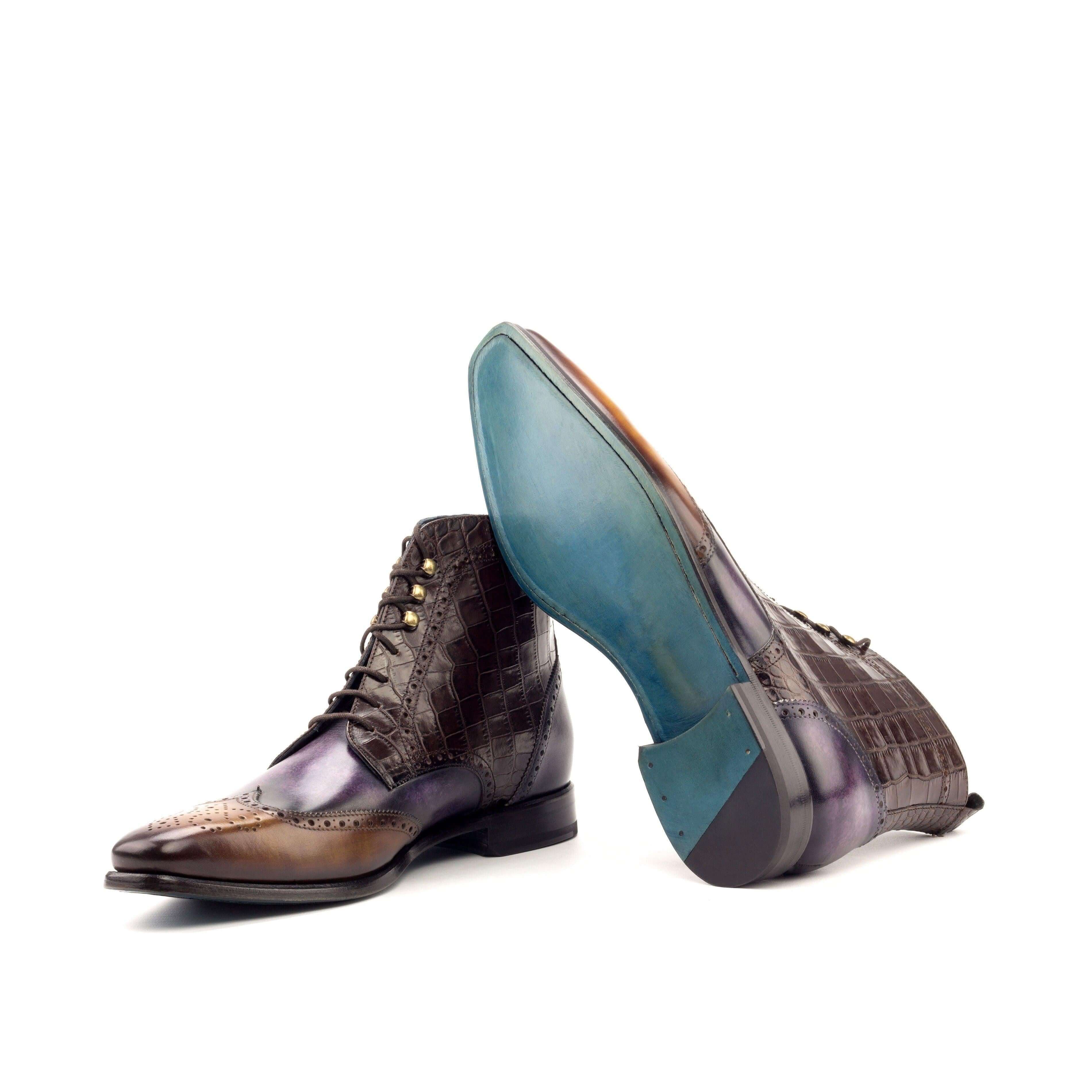 Buy Arah Military Brogue Boots by Que Shebley