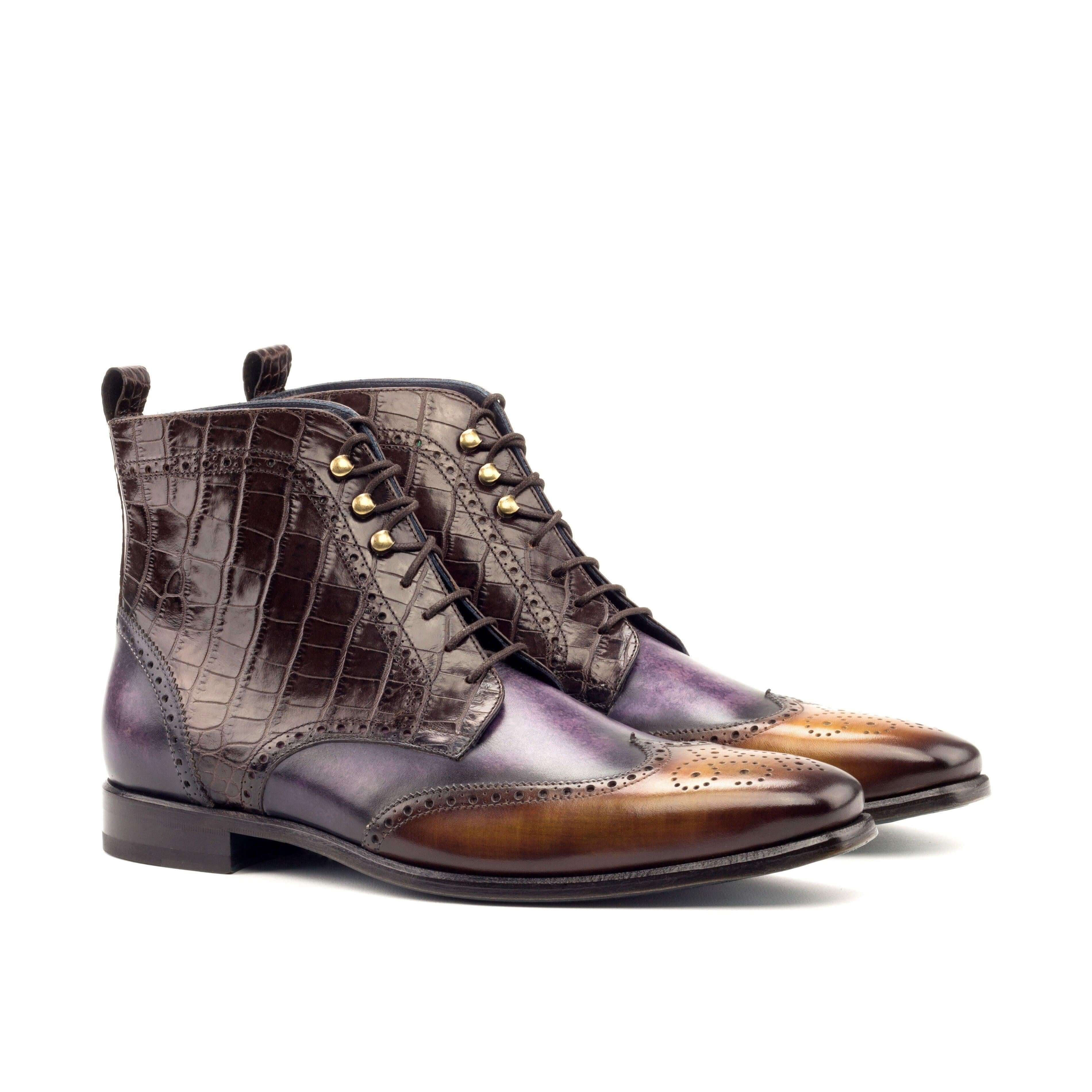 Buy Arah Military Brogue Boots by Que Shebley
