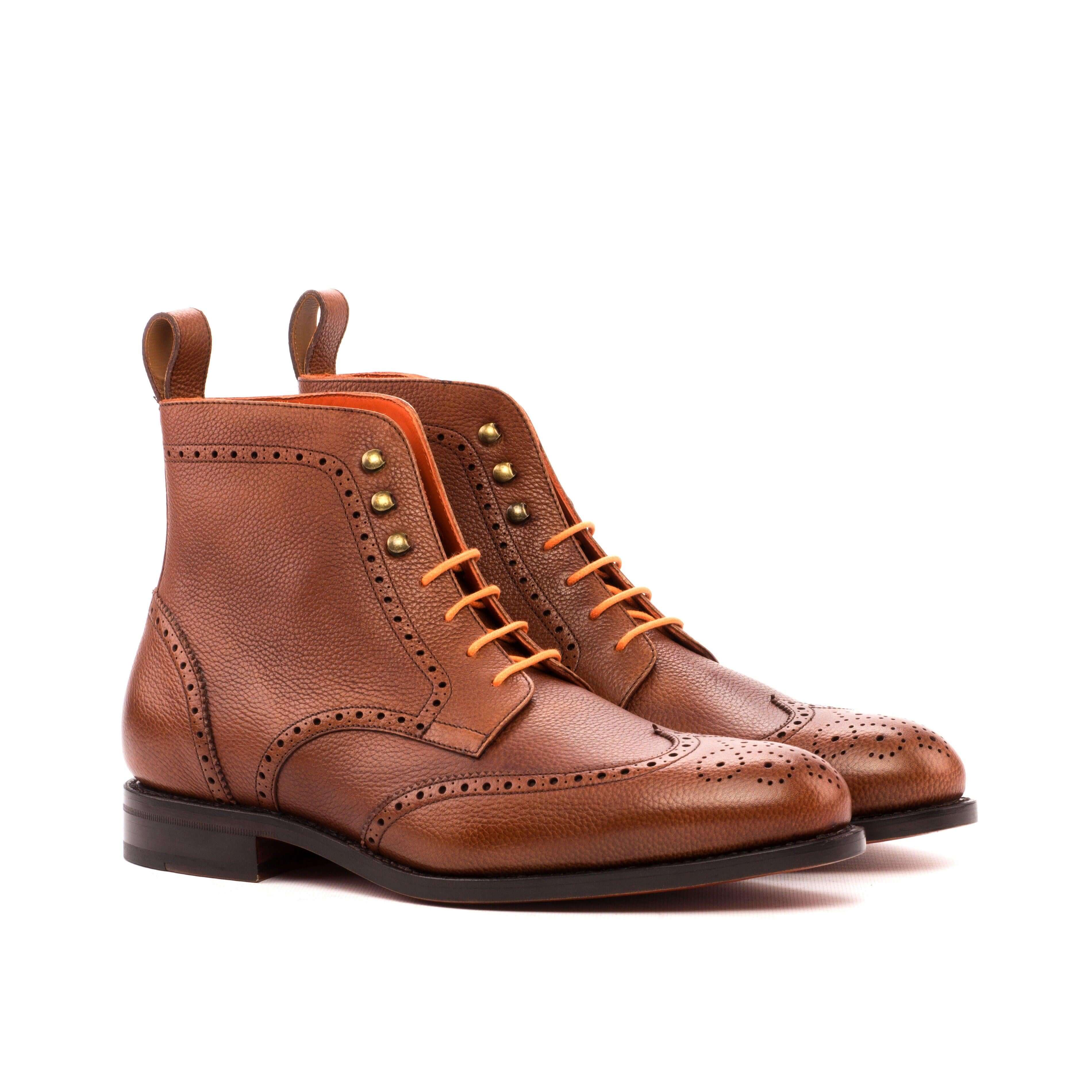 Buy Aram Military Brogue Boots by Que Shebley