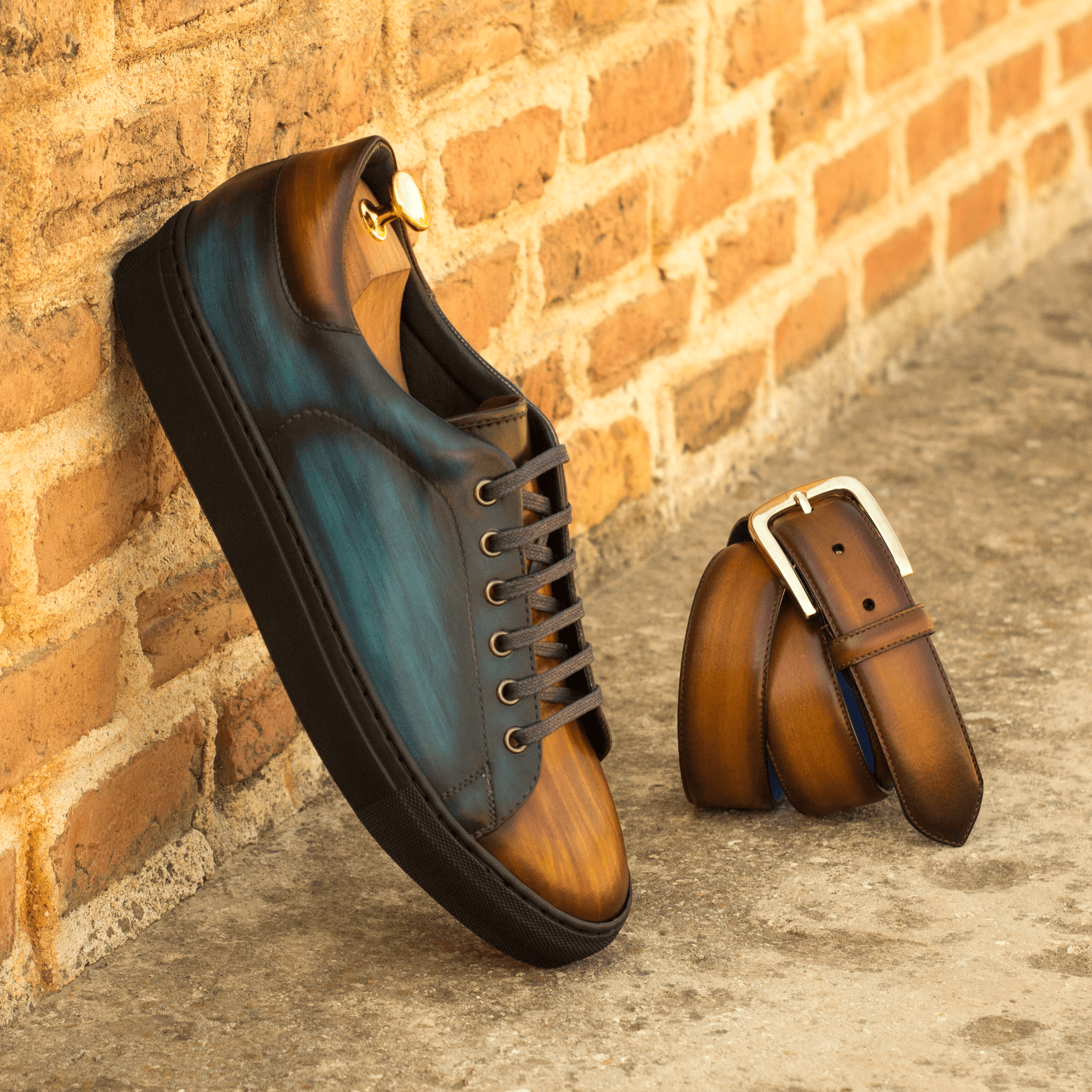 Buy Azat Trainer Patina Sneaker by Que Shebley