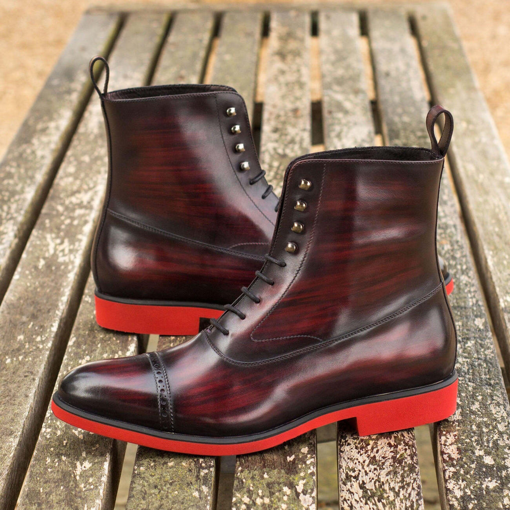 Buy B61 Balmoral patina Boots by Que Shebley
