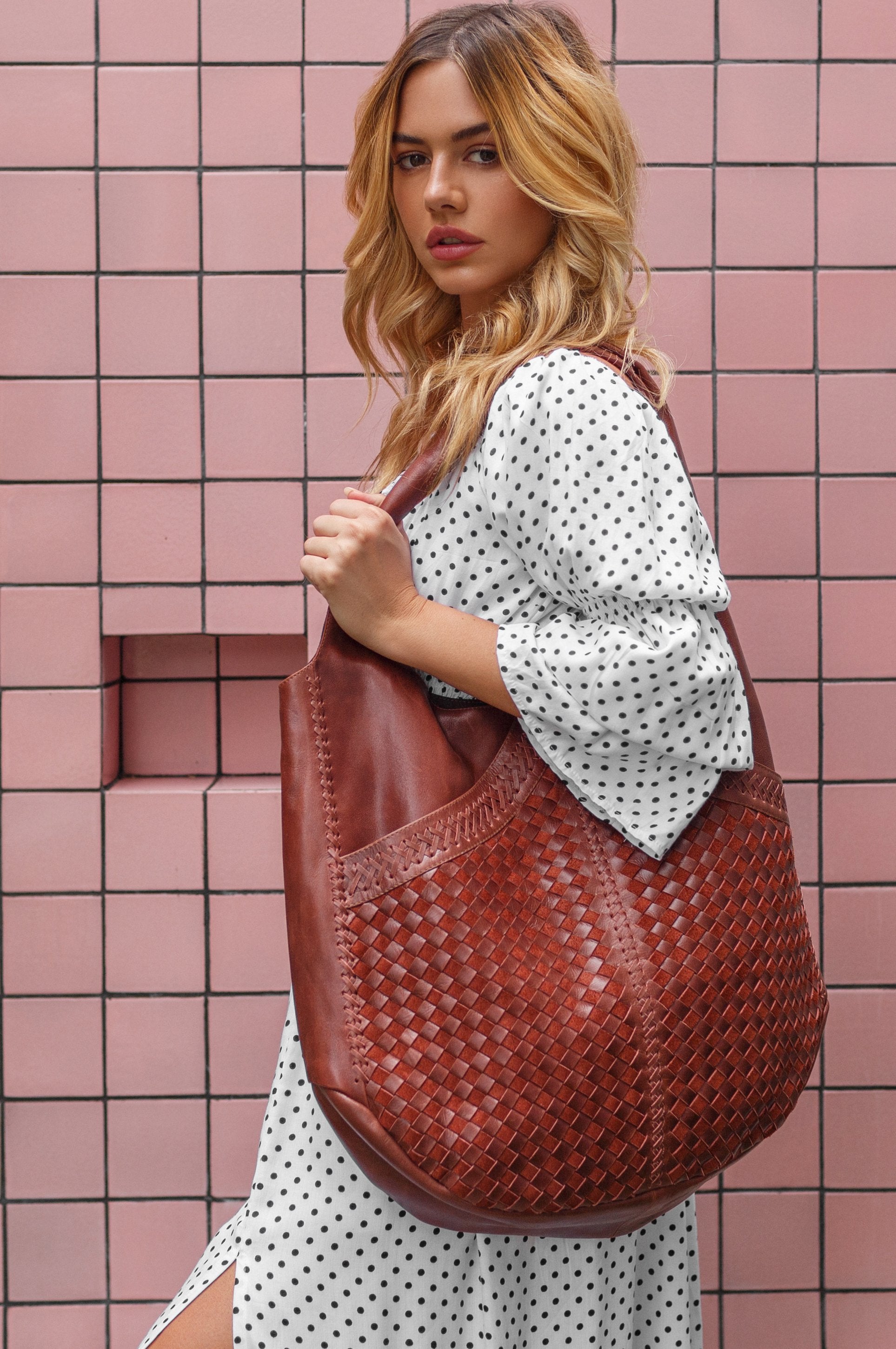 Buy French Lover Oversized Hobo Bag by Bali ELF