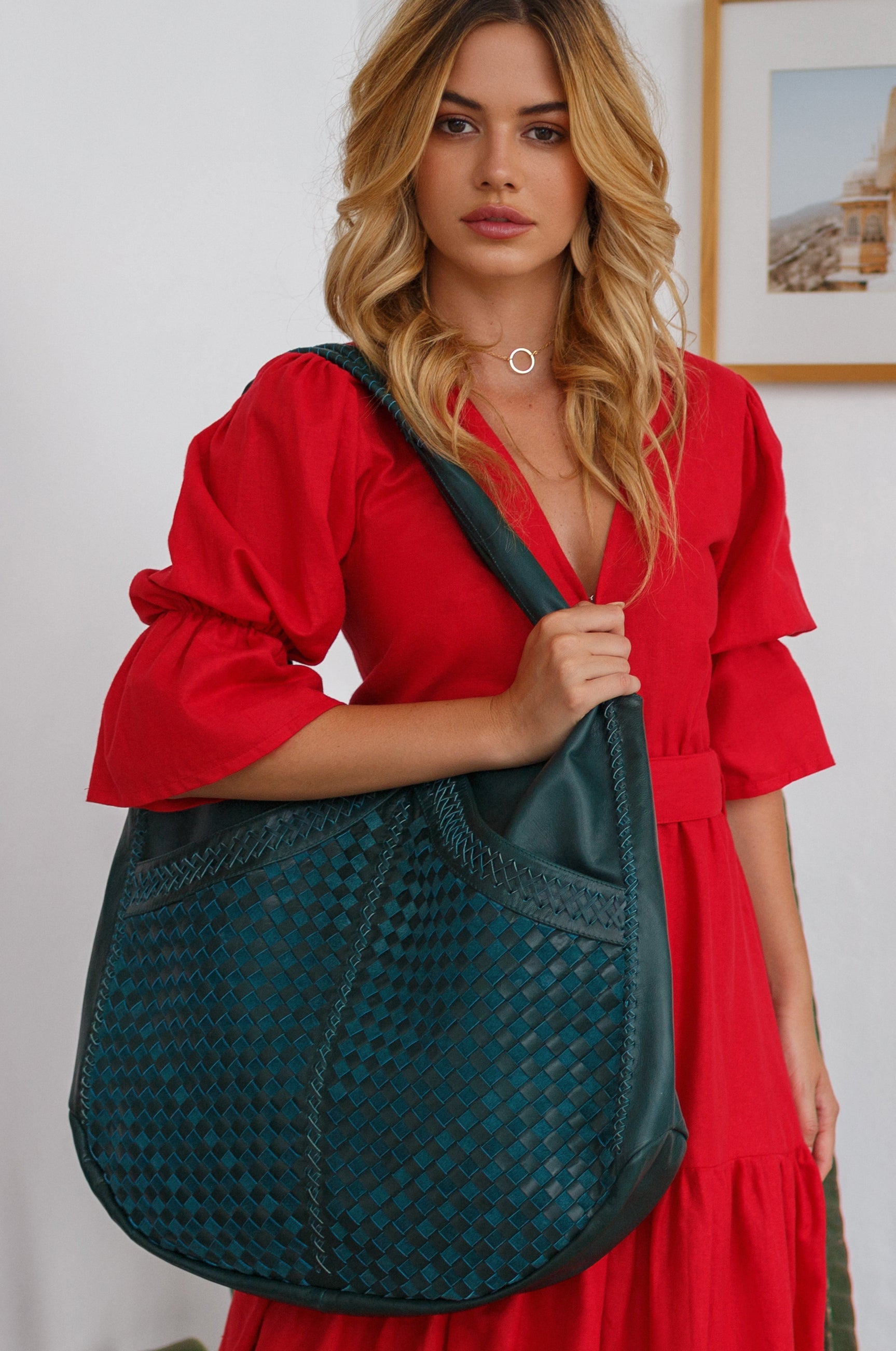 Buy French Lover Oversized Hobo Bag by Bali ELF