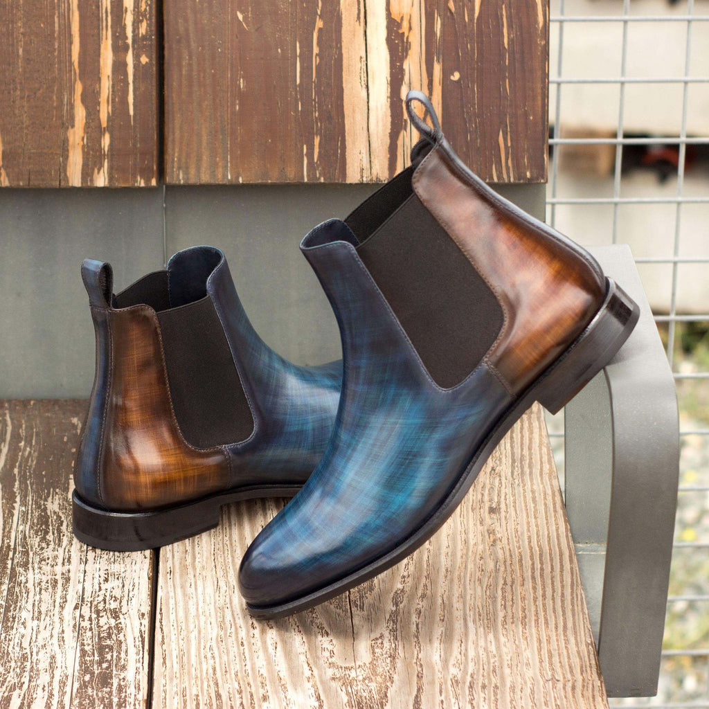 Buy Babak Patina Chelsea Boots by Que Shebley