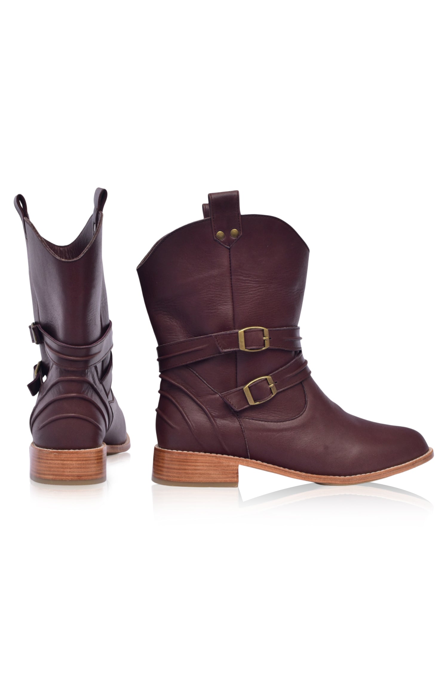 Buy Barcelona Leather Boots by Bali ELF