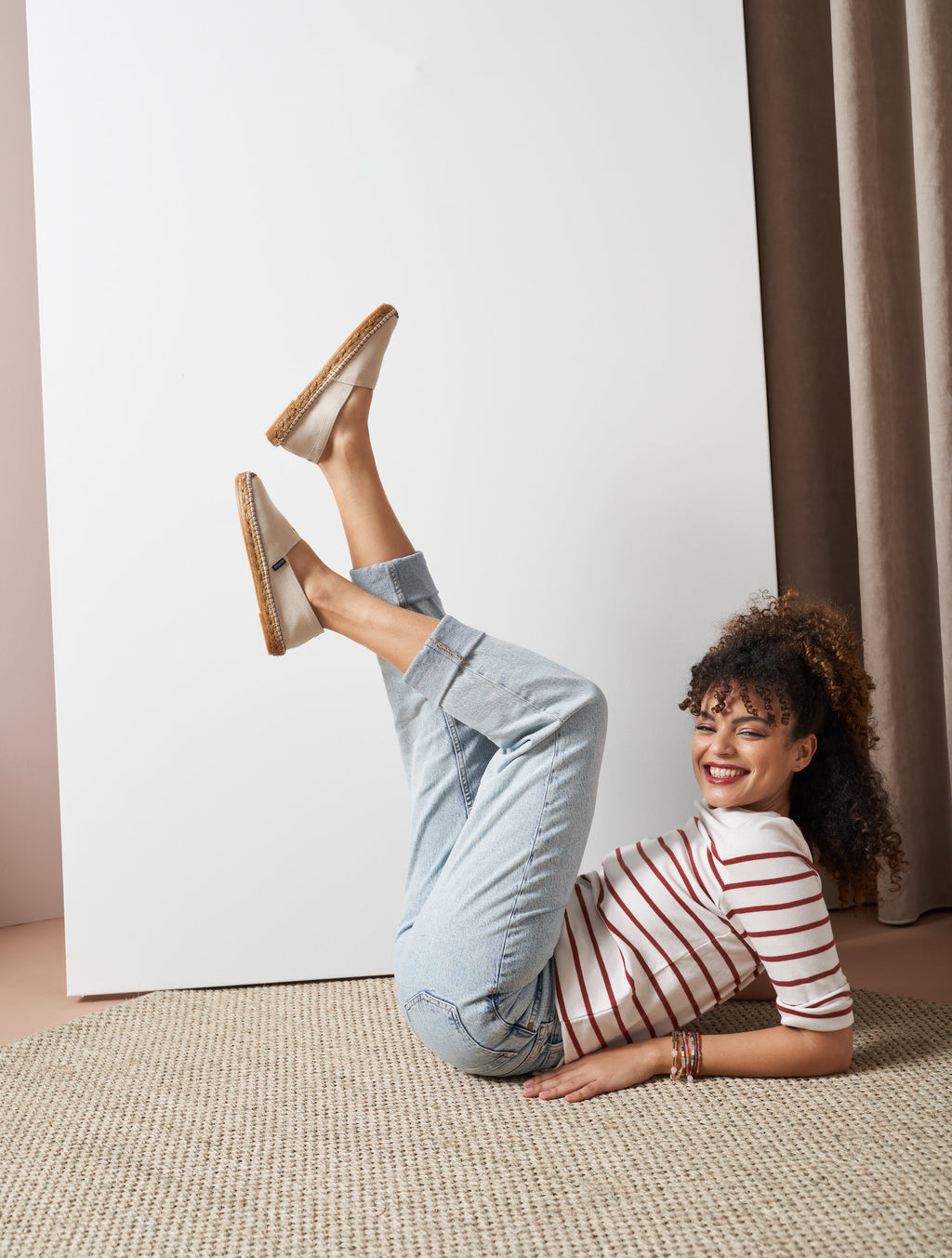 Buy Barceloneta Canvas Espadrille Flats by Viscata