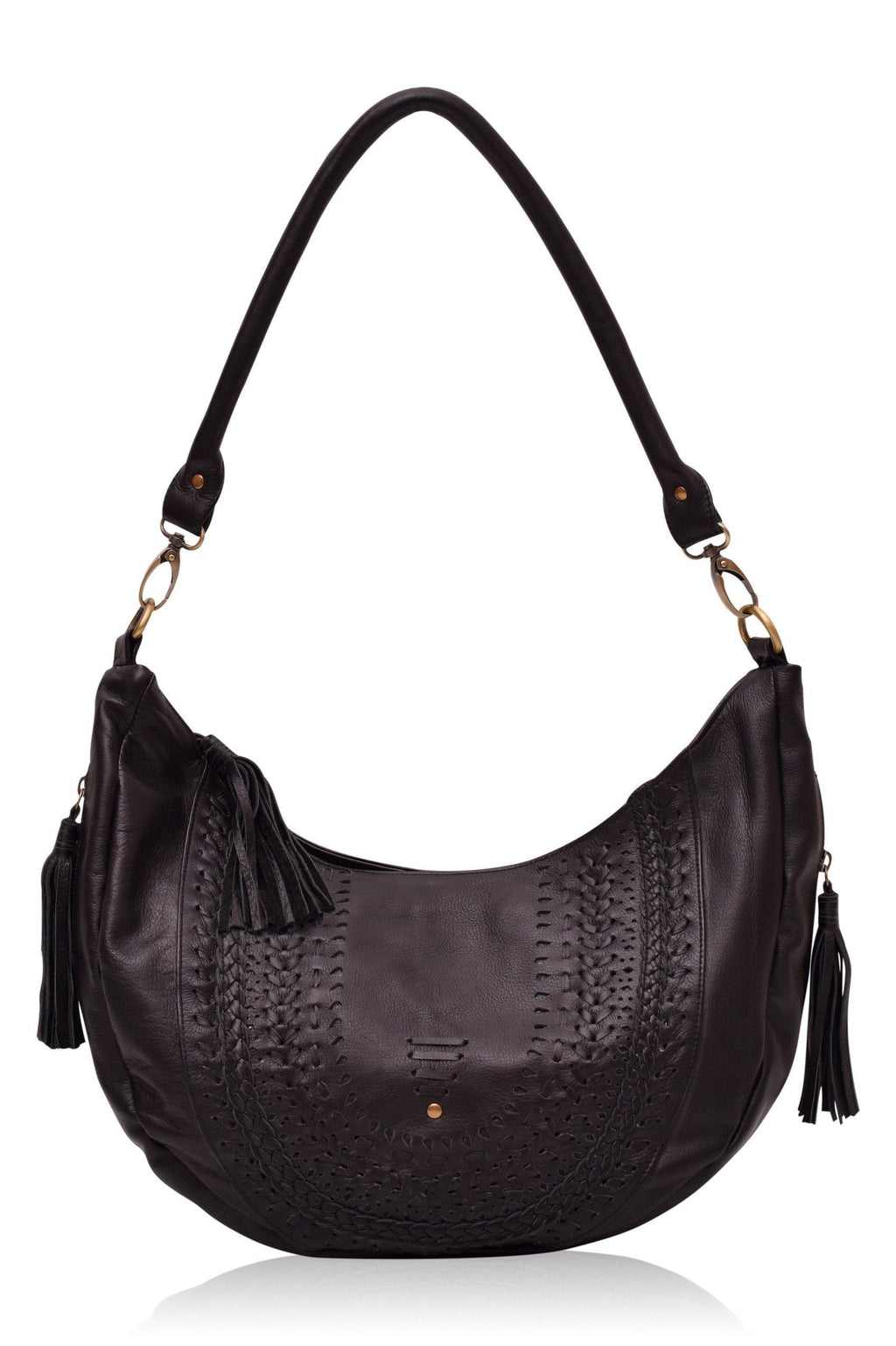 Buy Elysian Coast Leather Crossbody Bag by Bali ELF