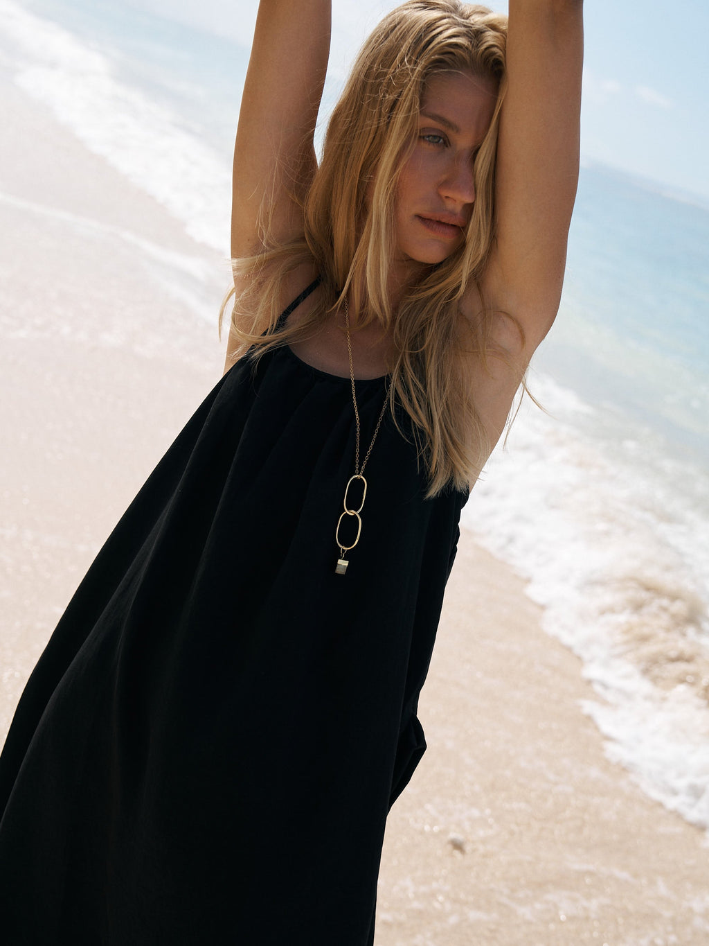 Buy Bliss Flow Maxi Dress - Black by The Handloom