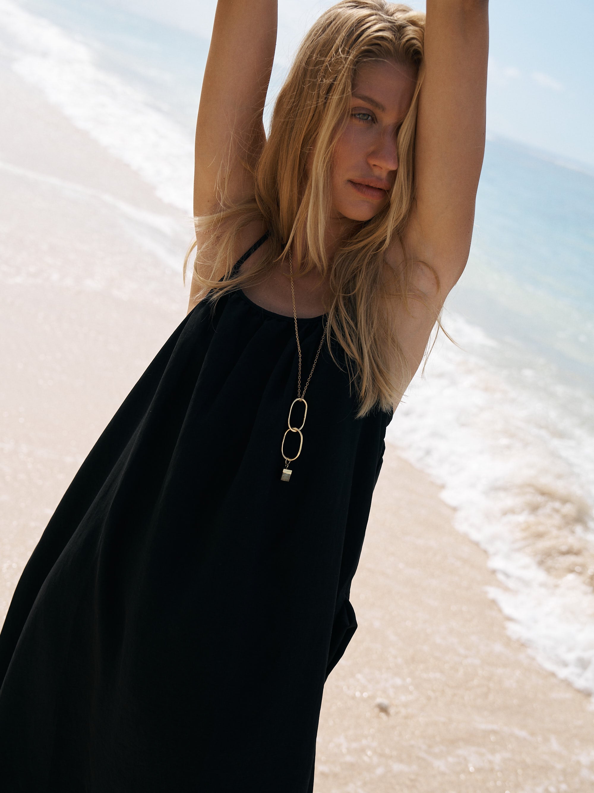 Buy Bliss Flow Maxi Dress - Black by The Handloom