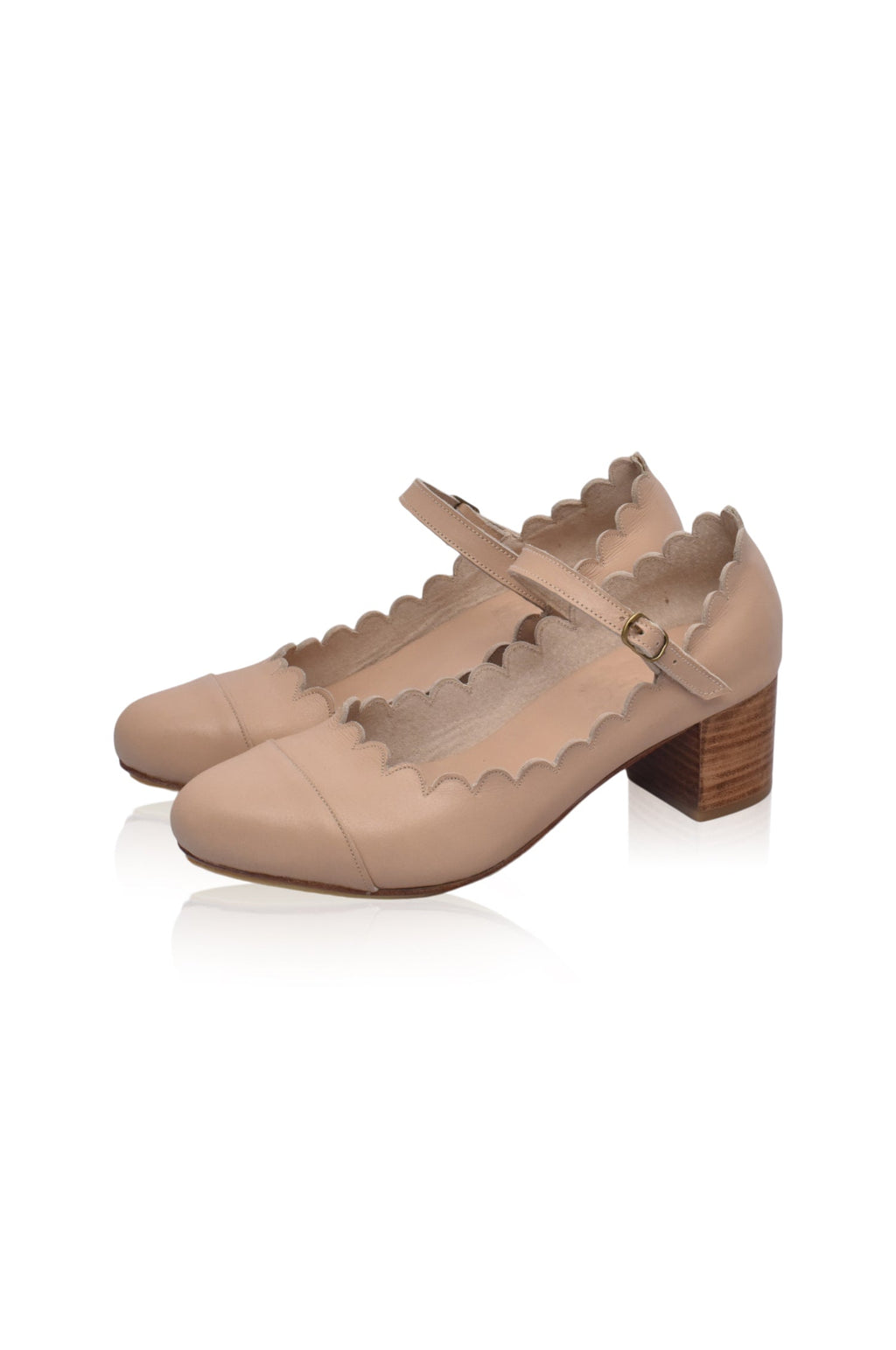 Buy Bonita Mary Jane Leather Heels by Bali ELF
