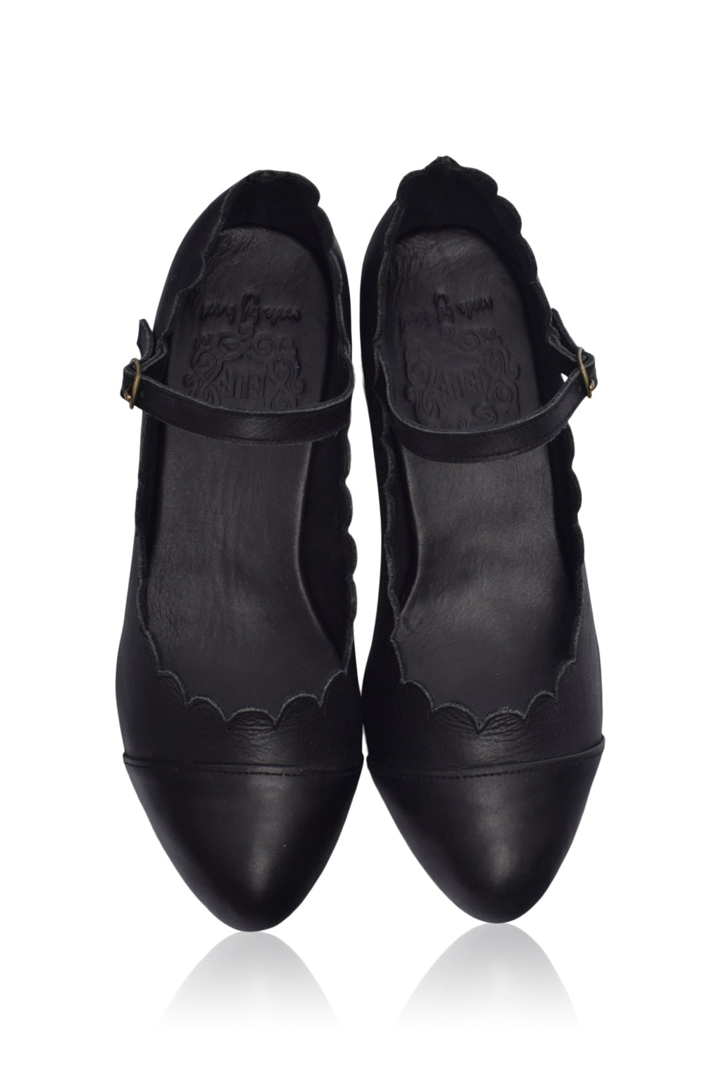 Buy Bonita Mary Jane Leather Heels by Bali ELF