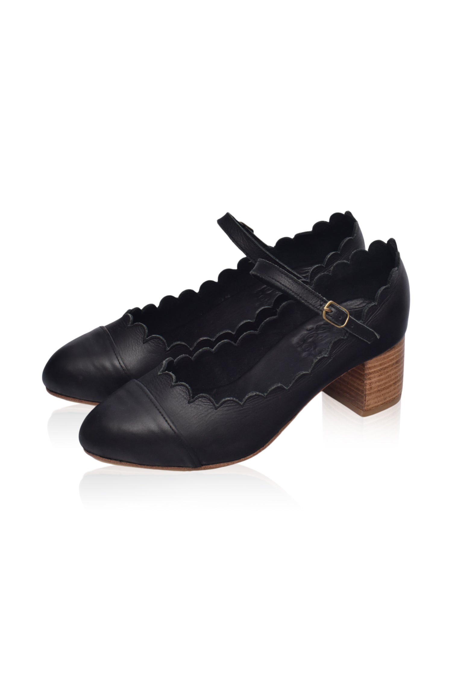 Buy Bonita Mary Jane Leather Heels by Bali ELF