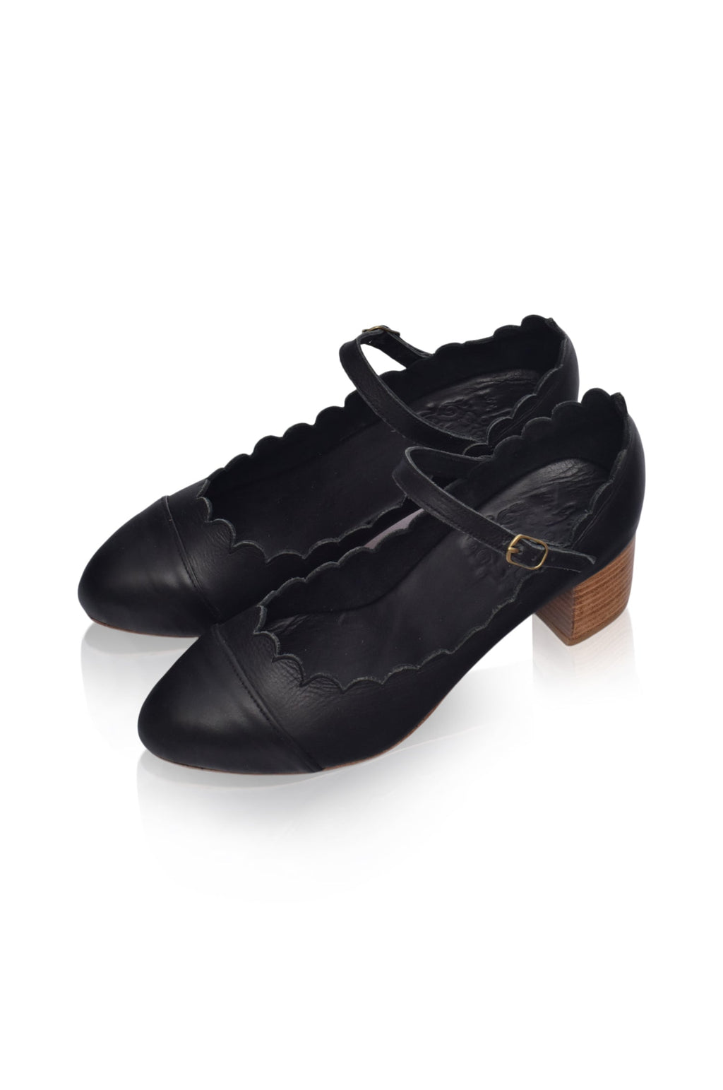 Buy Bonita Mary Jane Leather Heels by Bali ELF