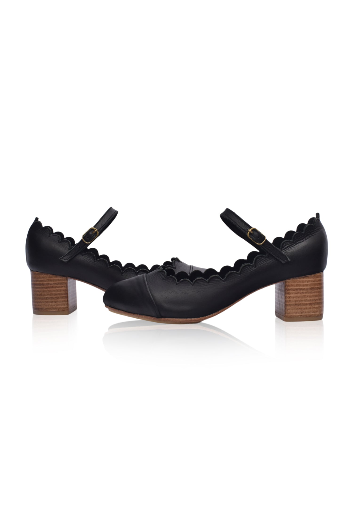 Buy Bonita Mary Jane Leather Heels by Bali ELF