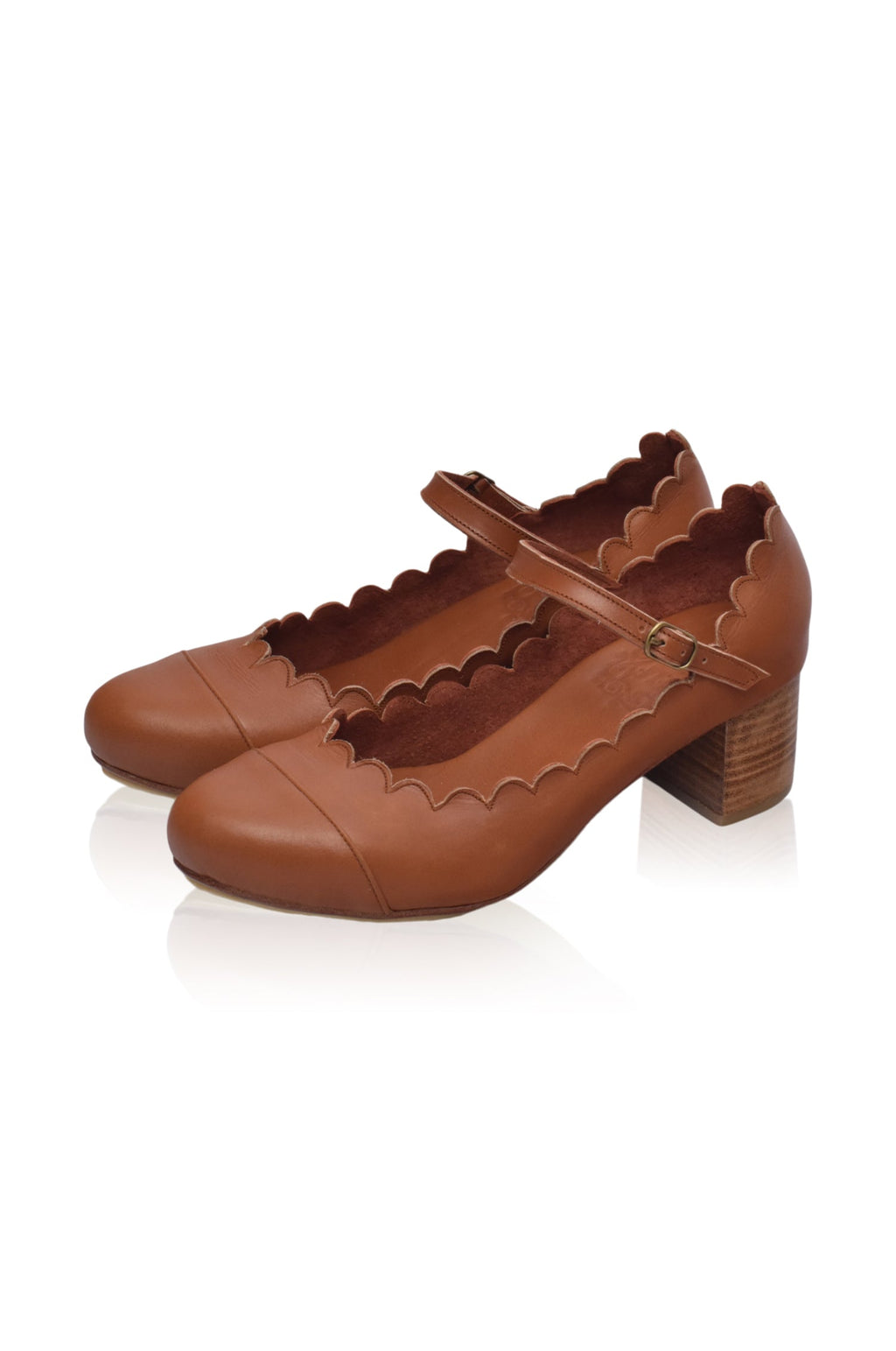 Buy Bonita Mary Jane Leather Heels by Bali ELF