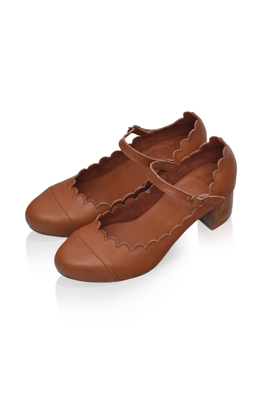 Buy Bonita Mary Jane Leather Heels by Bali ELF