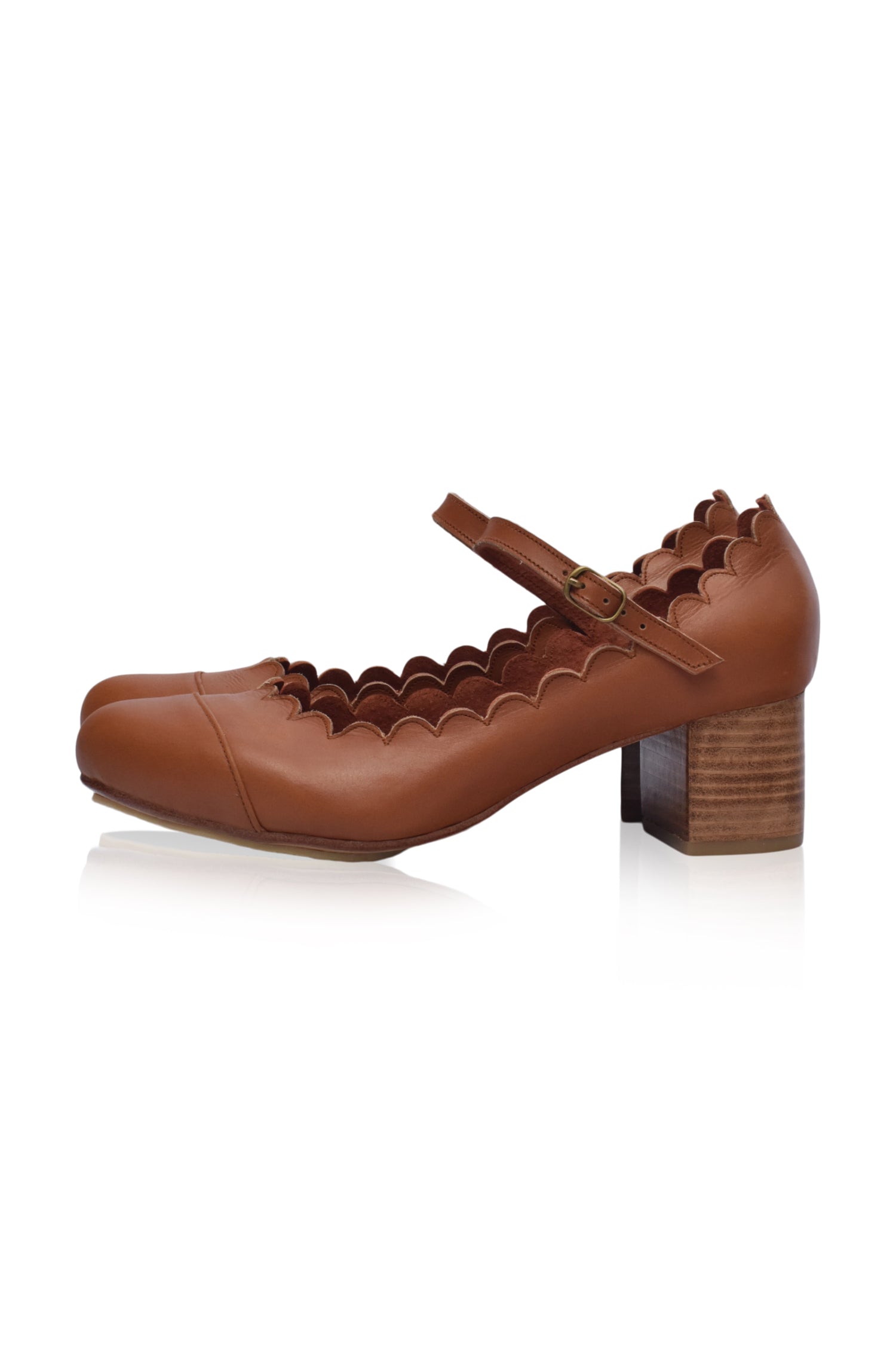 Buy Bonita Mary Jane Leather Heels by Bali ELF