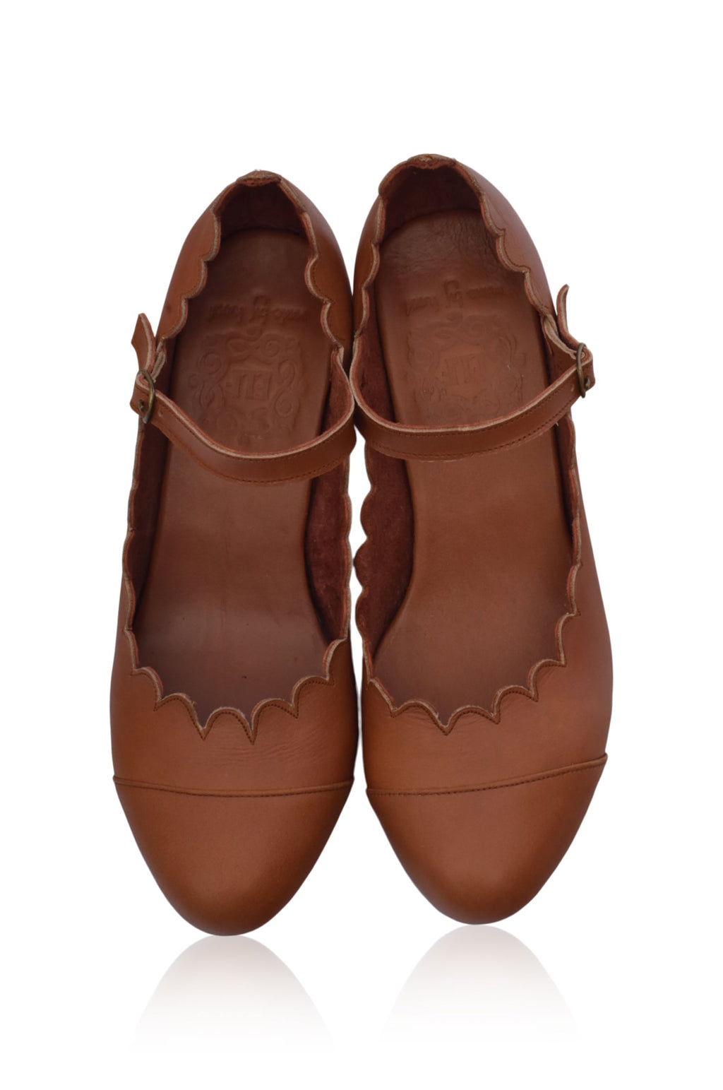 Buy Bonita Mary Jane Leather Heels by Bali ELF