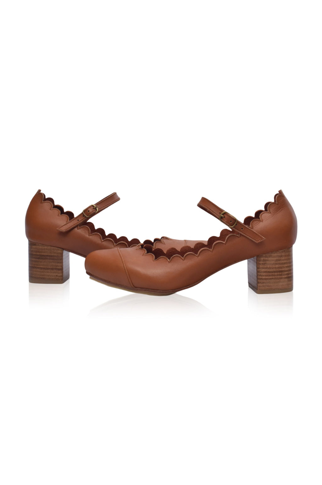 Buy Bonita Mary Jane Leather Heels by Bali ELF