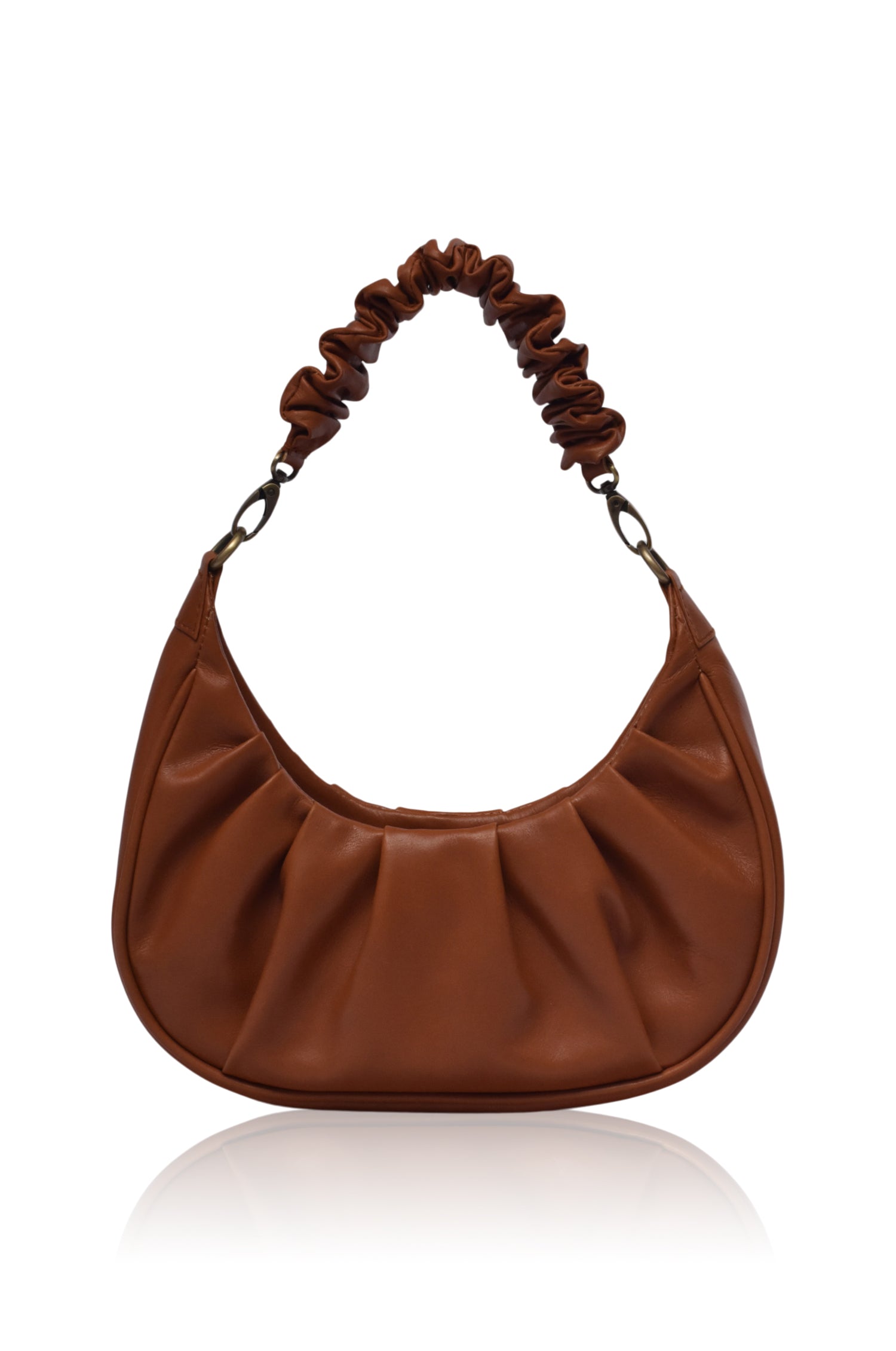 Buy Camille Ruched Leather Bag by Bali ELF