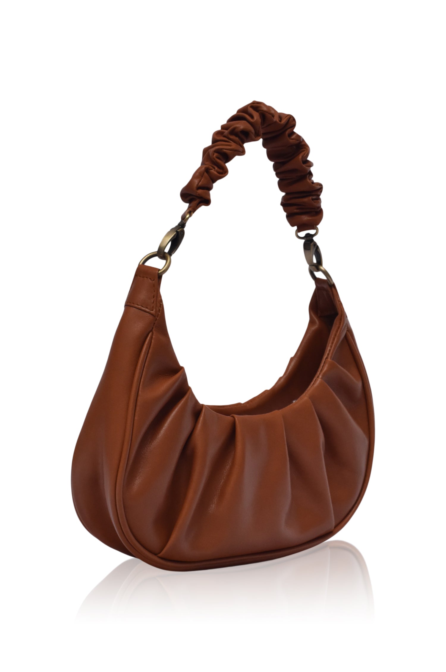 Buy Camille Ruched Leather Bag by Bali ELF