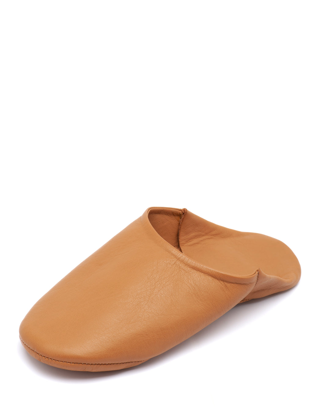 Buy Caramel Brew - Leather Slippers by Choost