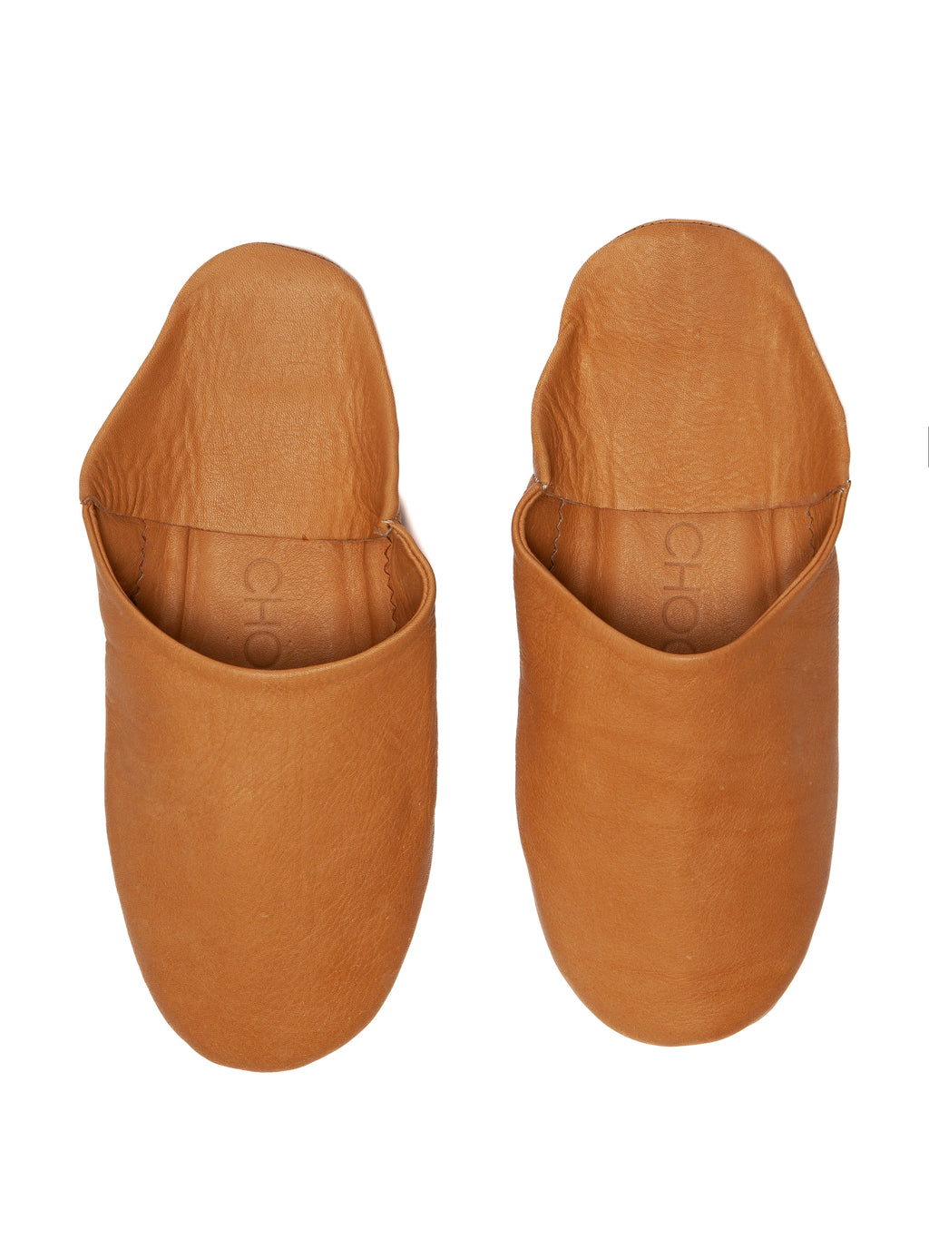 Buy Caramel Brew - Leather Slippers by Choost