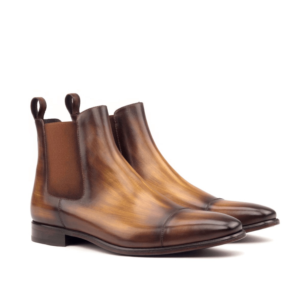 Buy Caratacos Patina Chelsea Boots by Que Shebley