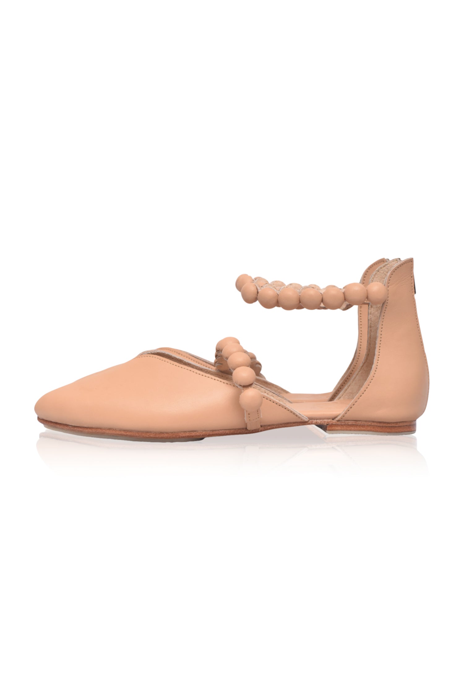 Buy Carmella Pointy Toe Leather Flats by Bali ELF