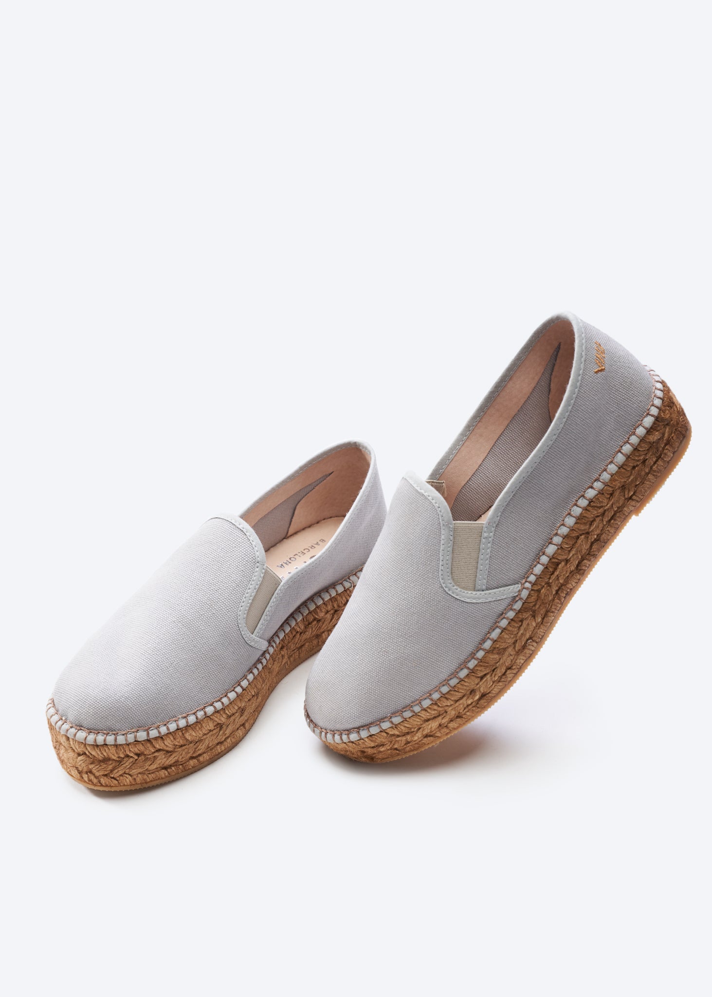 Buy Castell Canvas Espadrille Platforms by Viscata