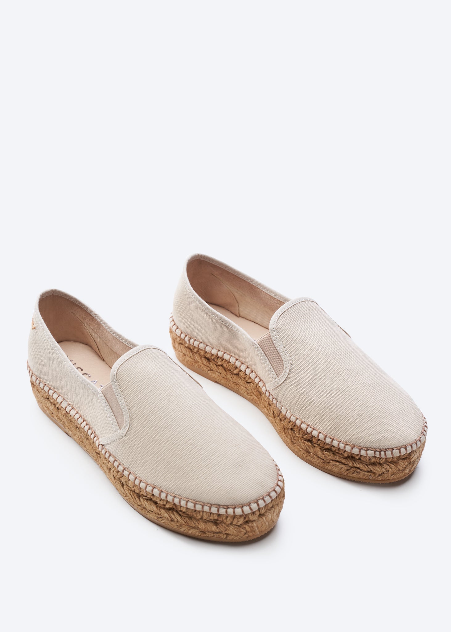 Buy Castell Canvas Espadrille Platforms by Viscata