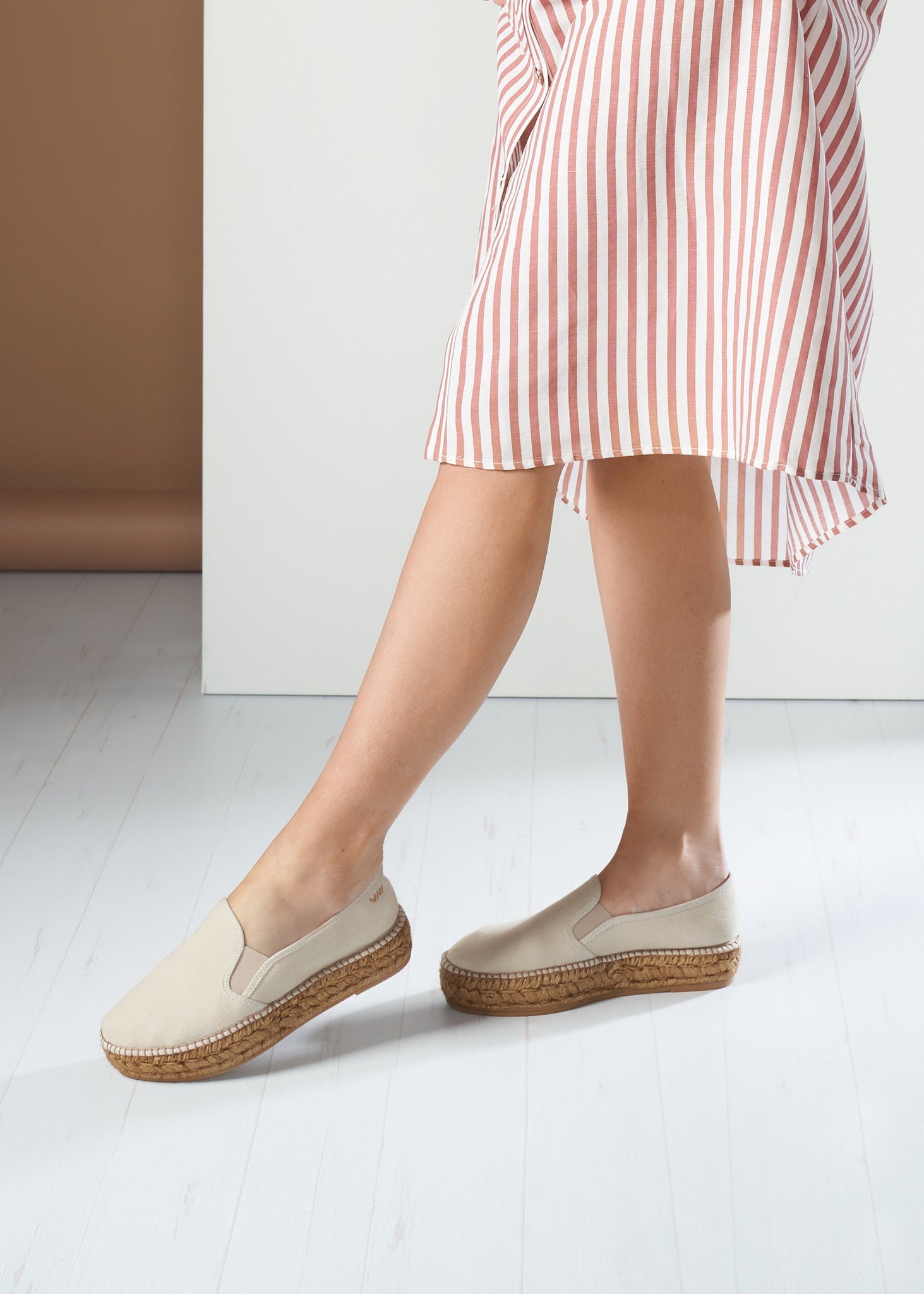 Buy Castell Canvas Espadrille Platforms by Viscata