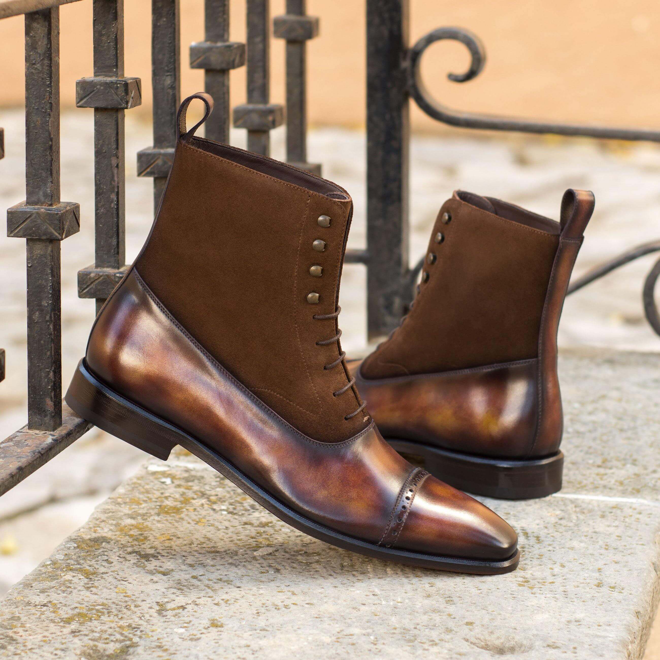 Buy Chavez Patina Balmoral Boots by Que Shebley