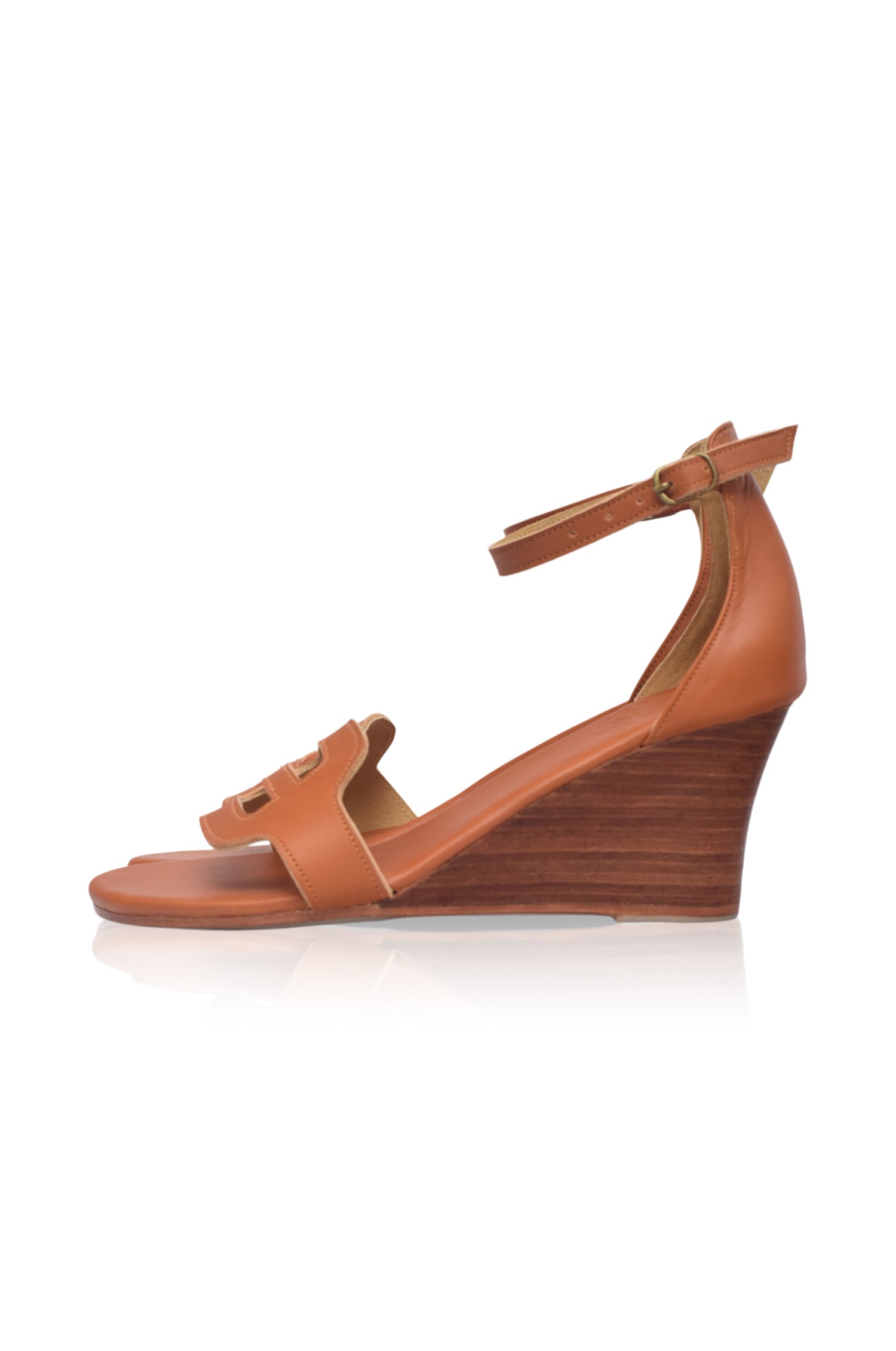 Buy Como Leather Wedge Sandals by Bali ELF