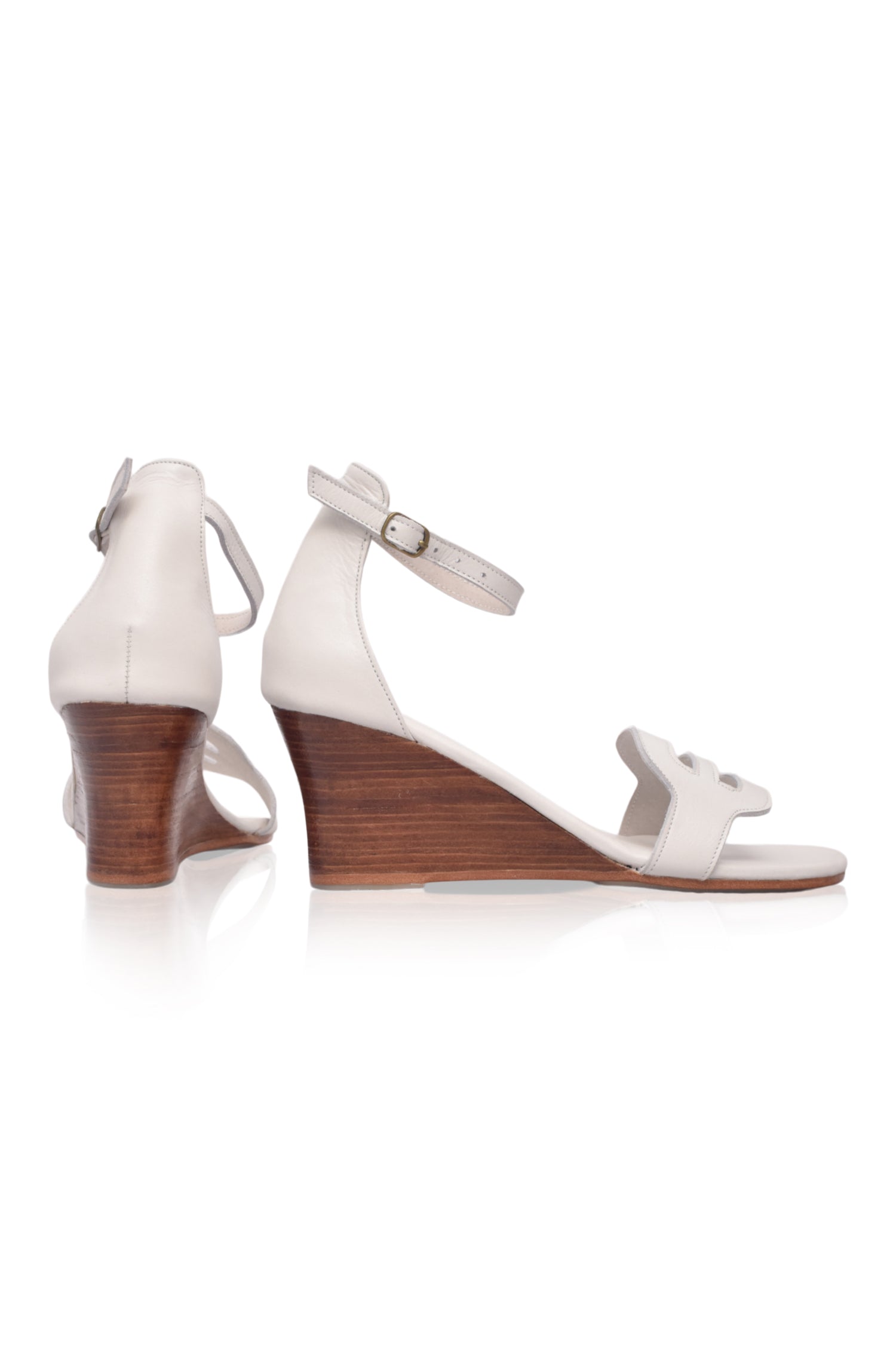 Buy Como Leather Wedge Sandals by Bali ELF