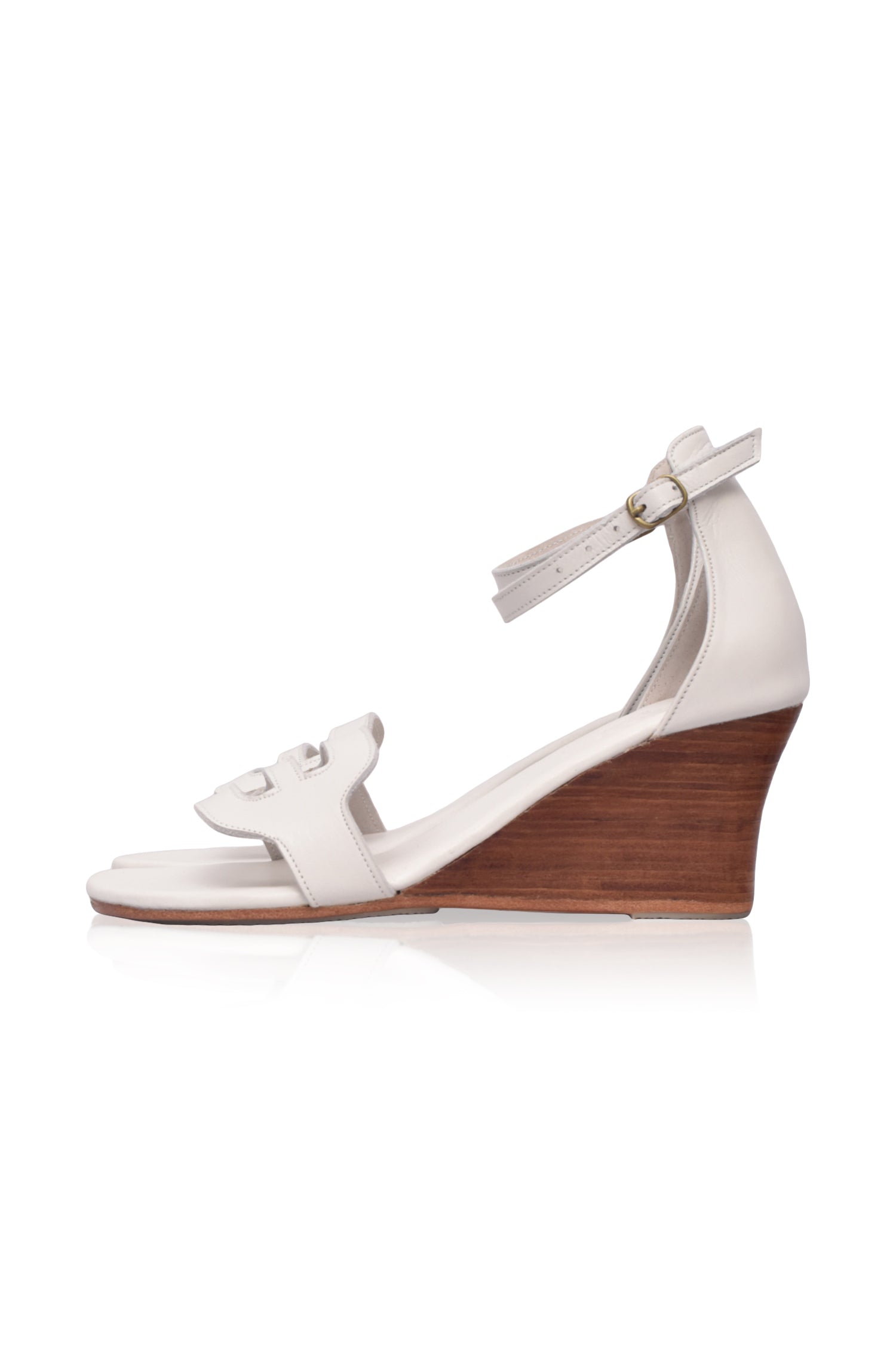 Buy Como Leather Wedge Sandals by Bali ELF