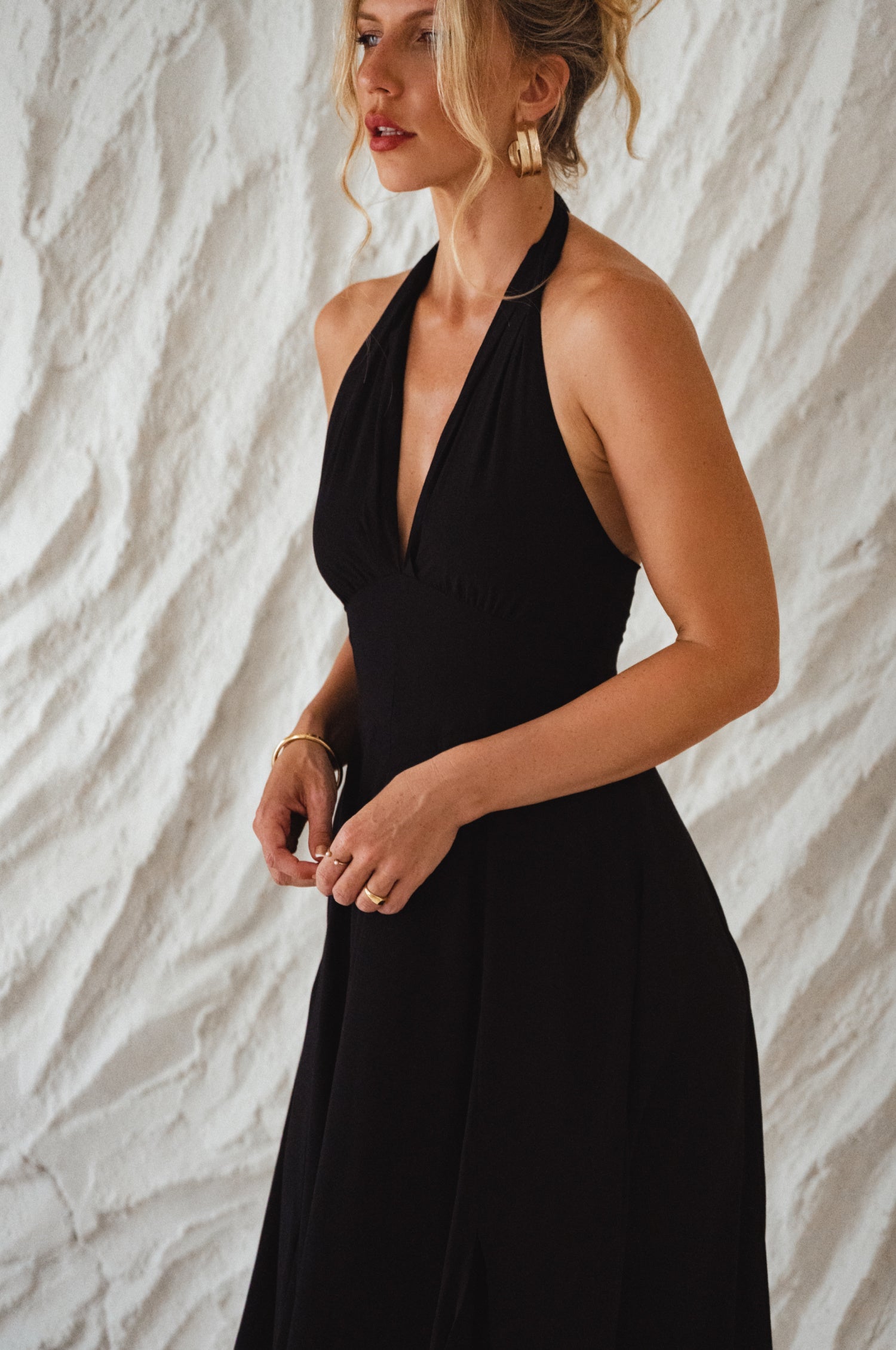 Buy Costa Brava Halterneck Maxi Dress by ELF