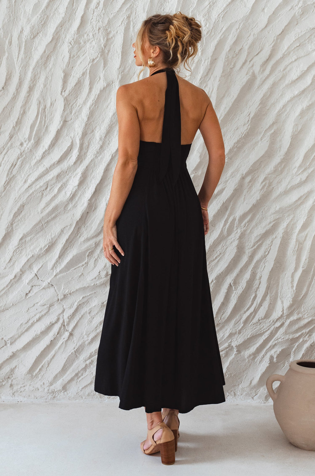 Buy Costa Brava Halterneck Maxi Dress by Bali ELF