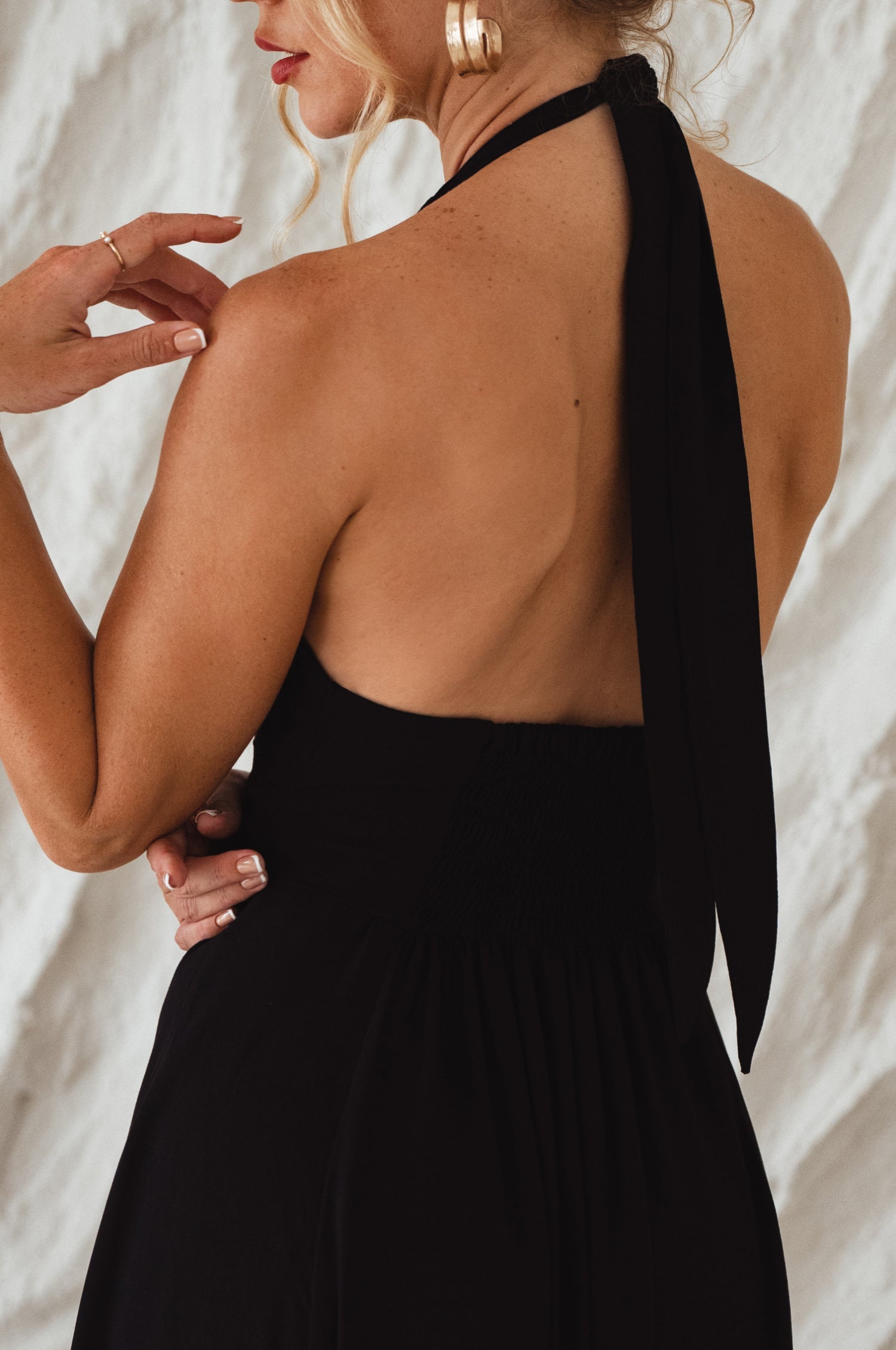 Buy Costa Brava Halterneck Maxi Dress by ELF